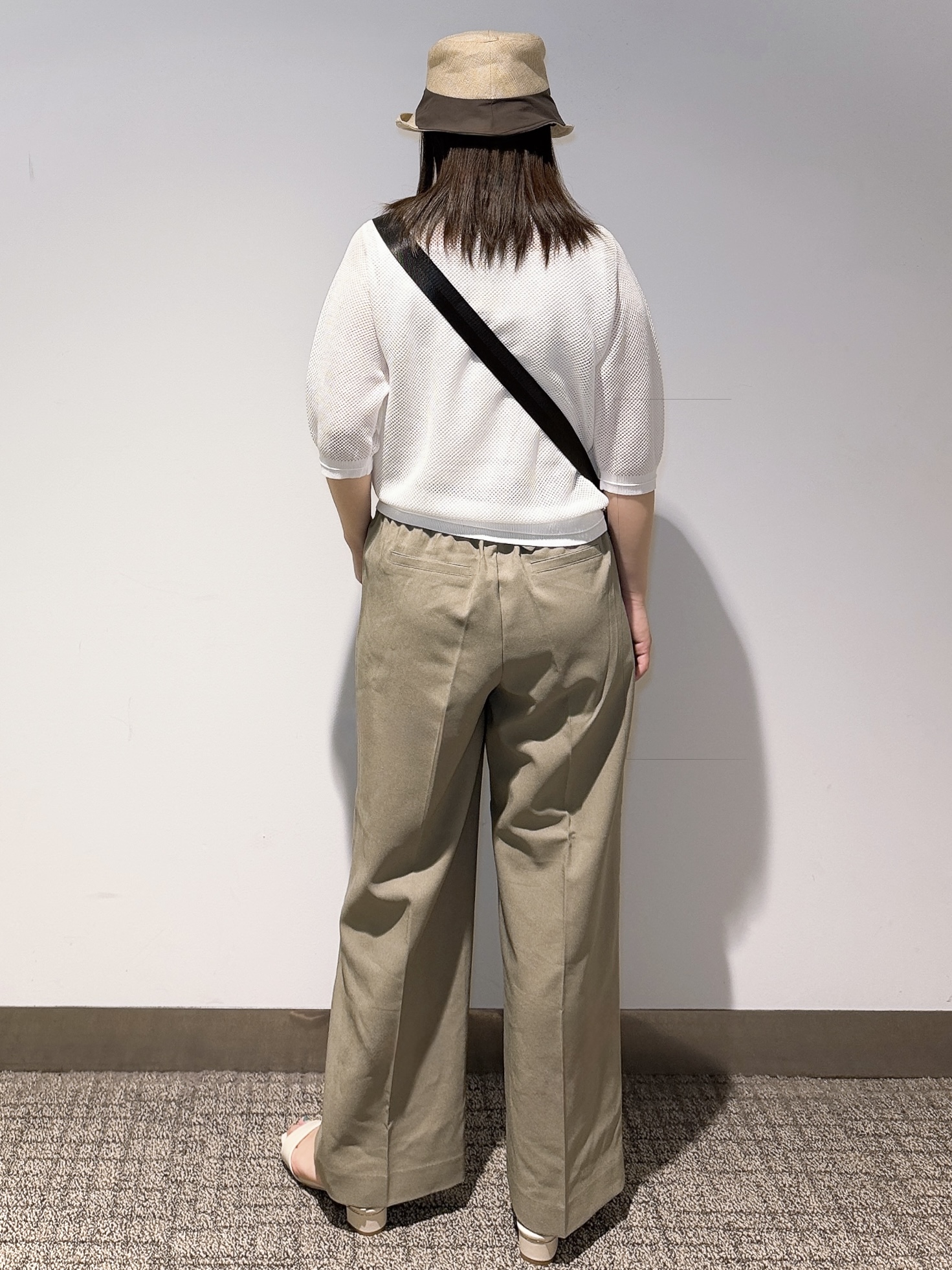 みーさんの「grove｜【洗える】透けない、大人のメッシュカーディガン」を使ったコーディネート