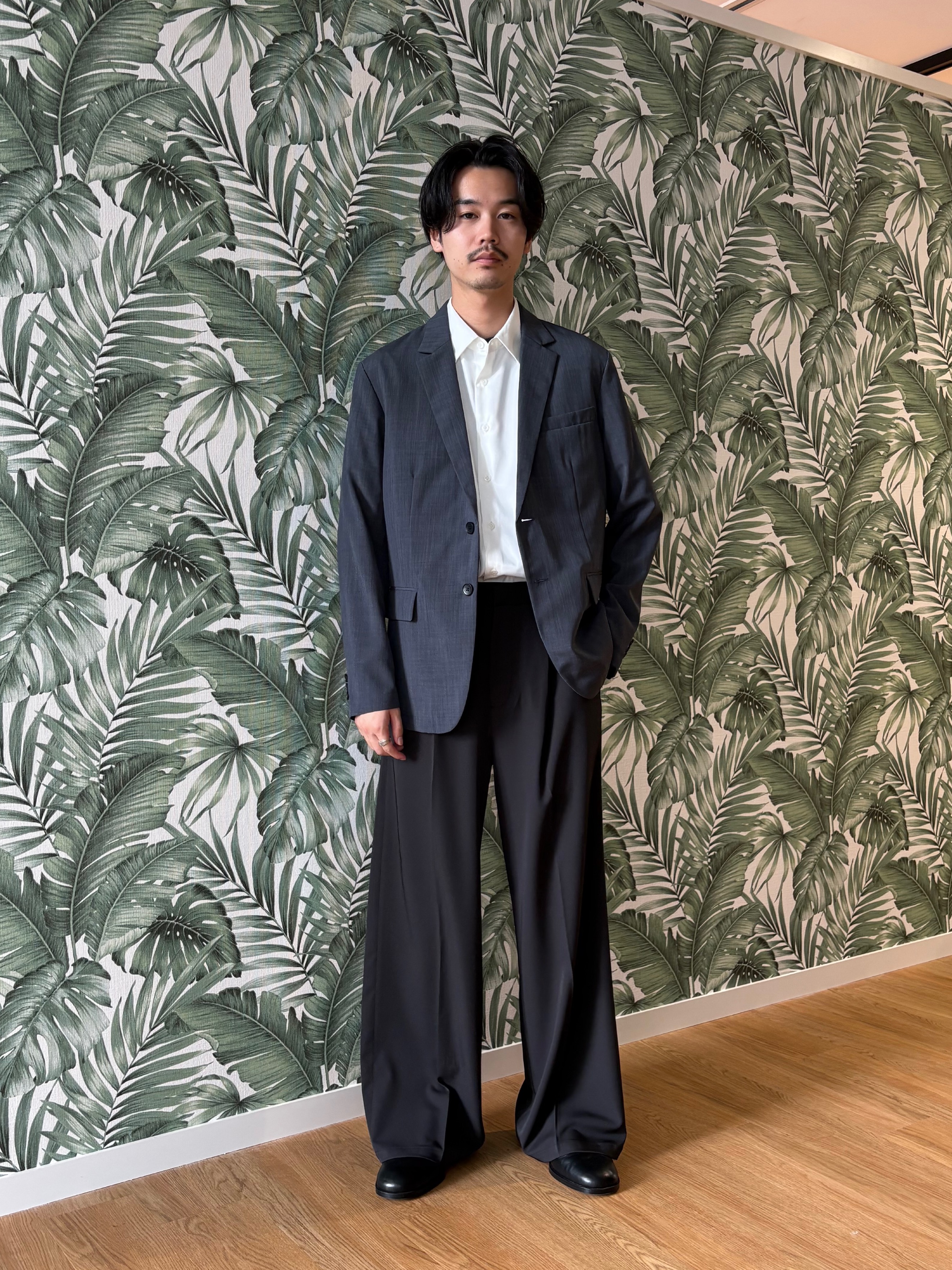 北浦歩大さんの「tk.TAKEO KIKUCHI｜【昨年ランキング1位！】AIRY DRY アソートセットアップ/上下2点セット/吸水速乾/UVカット」を使ったコーディネート