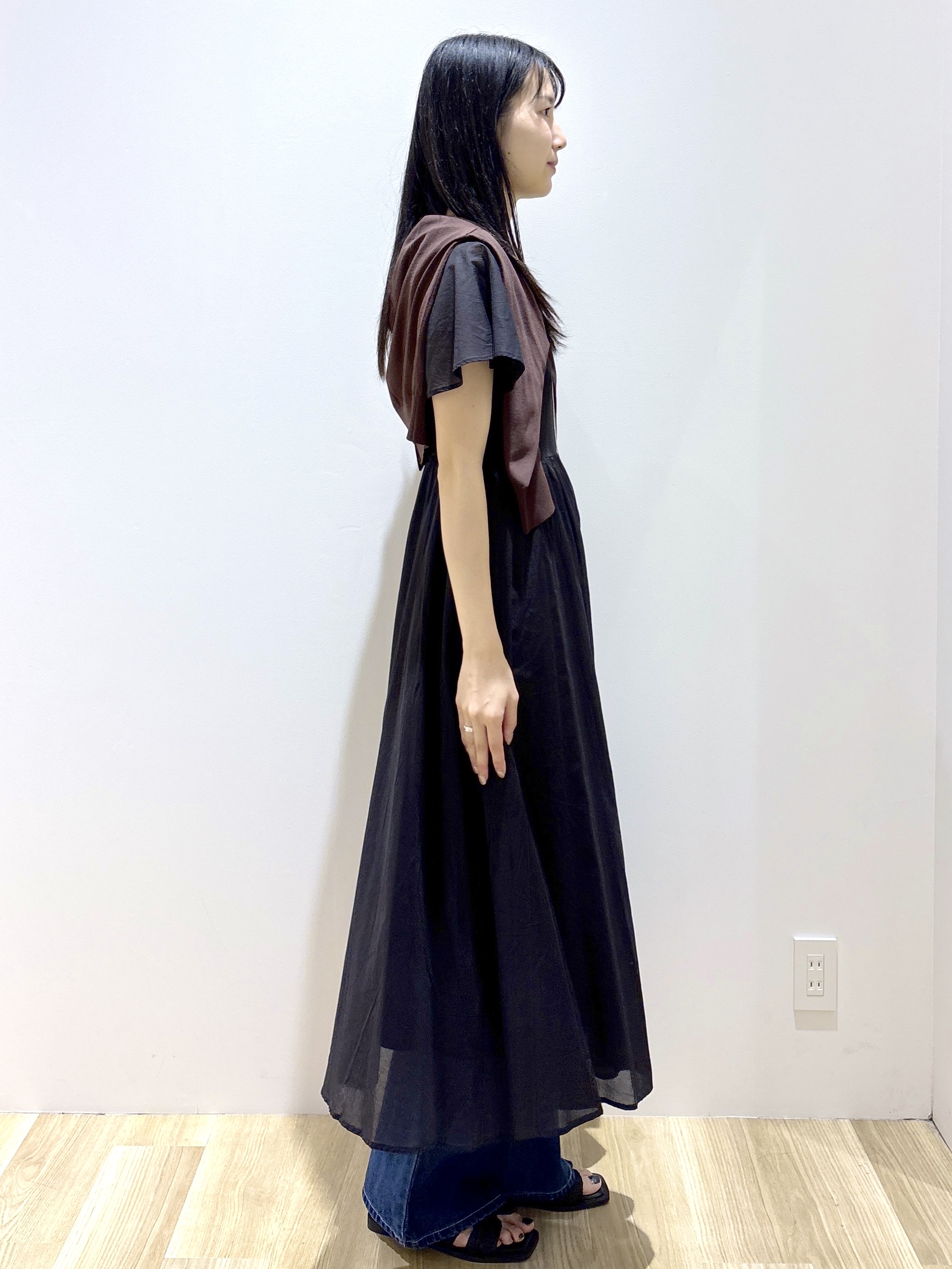 sachikoさんの「OPAQUE.CLIP｜【UV／接触冷感】Vネックリラクシーニットカーディガン《洗濯機OK／抗ピル》」を使ったコーディネート