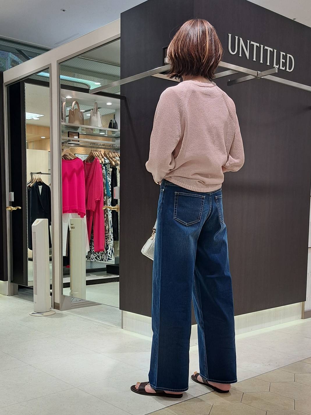 姉さんさんの「UNTITLED｜【洗える/ゆったり】クルーネックドライニット」を使ったコーディネート