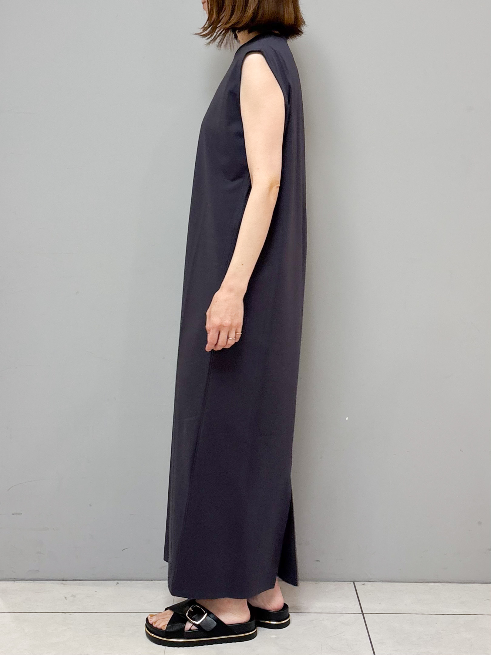 yさんの「OPAQUE.CLIP｜ビスチェ付きワンピース【ツインセット／洗濯機OK】」を使ったコーディネート