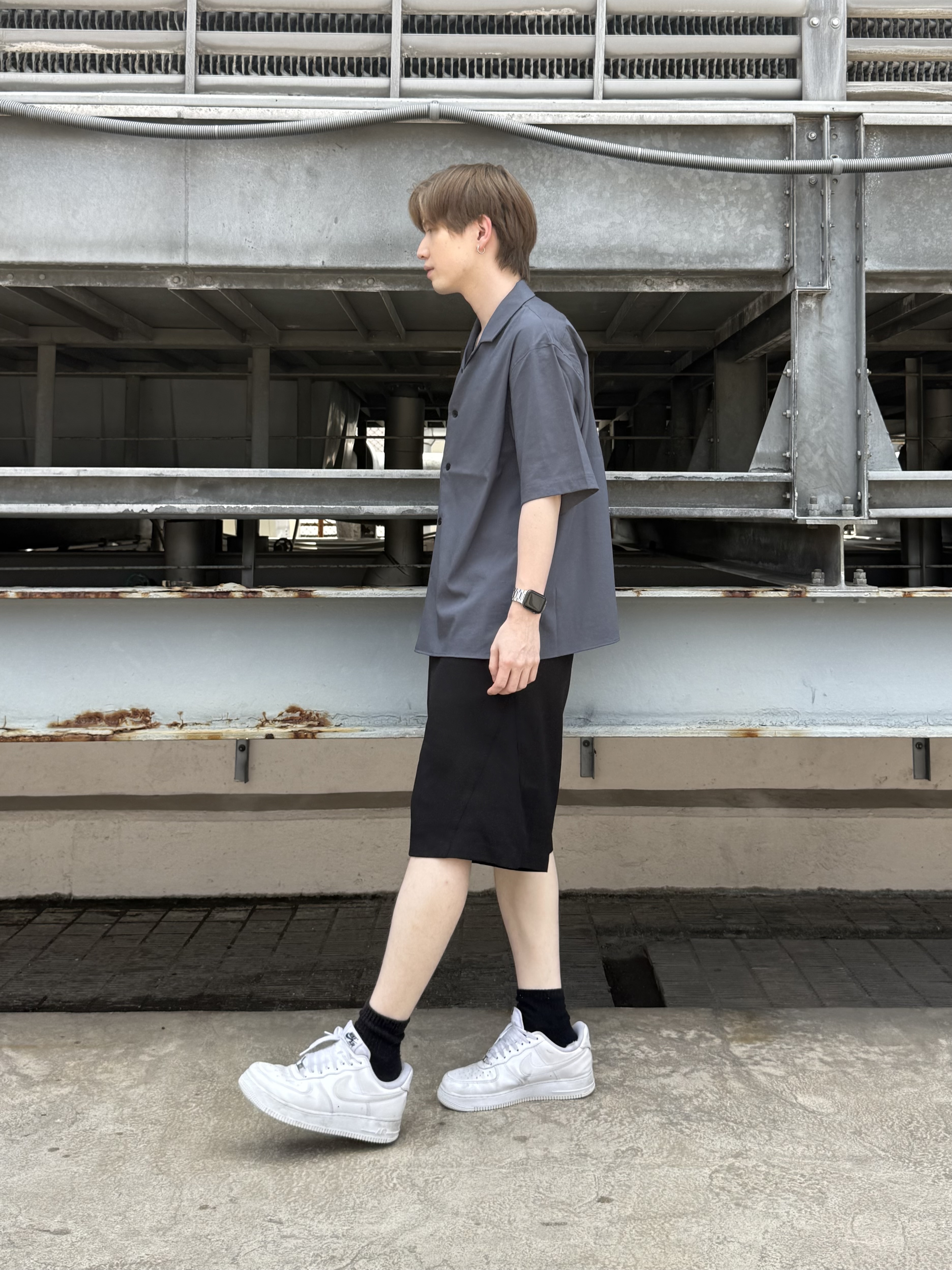 カネダさんの「tk.TAKEO KIKUCHI｜【UVカット／ストレッチ】NEUTRAXシリーズ ショートパンツ」を使ったコーディネート