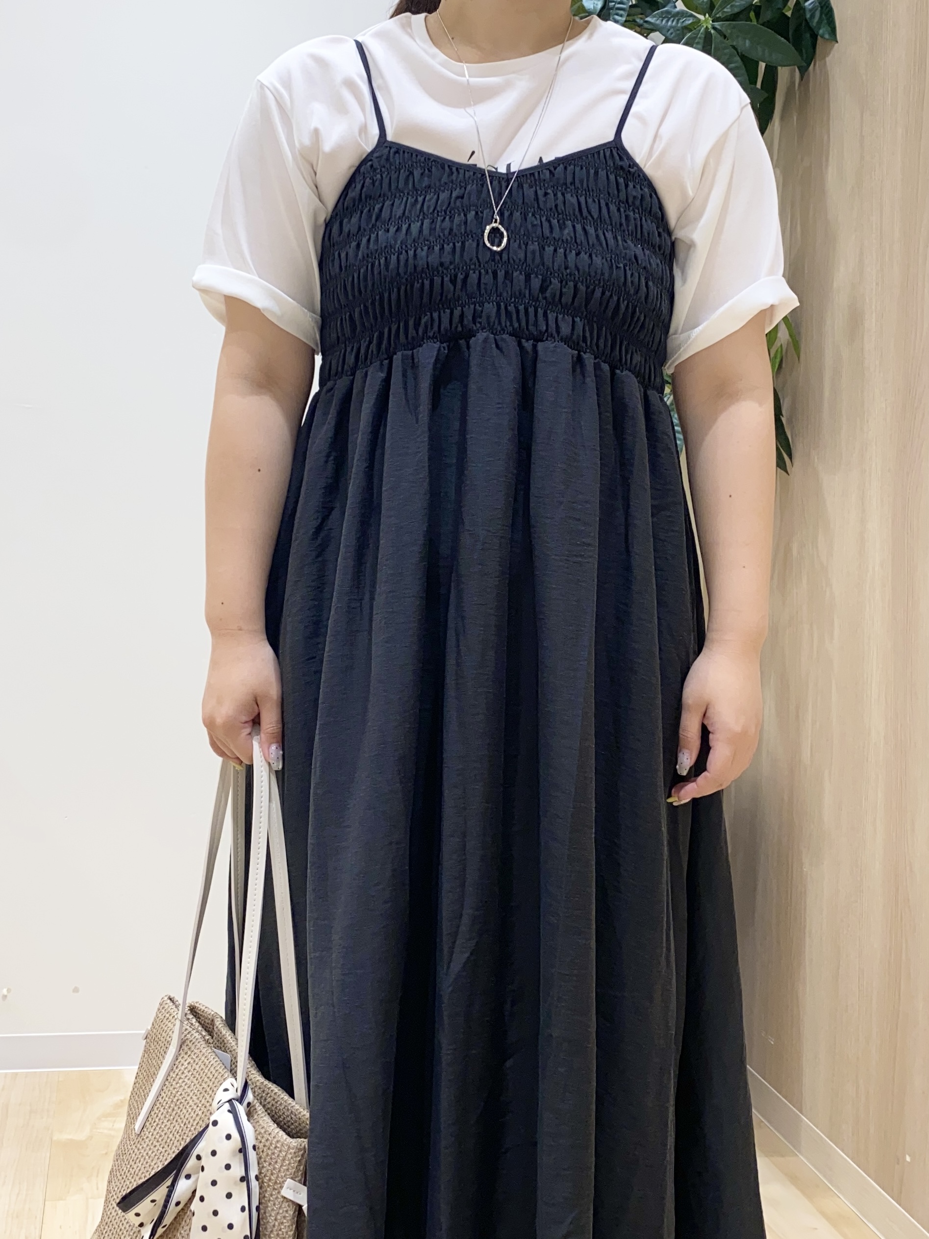 HANAさんの「grove｜【UVカット/接触冷感】プリントアソート5分袖Tシャツ」を使ったコーディネート