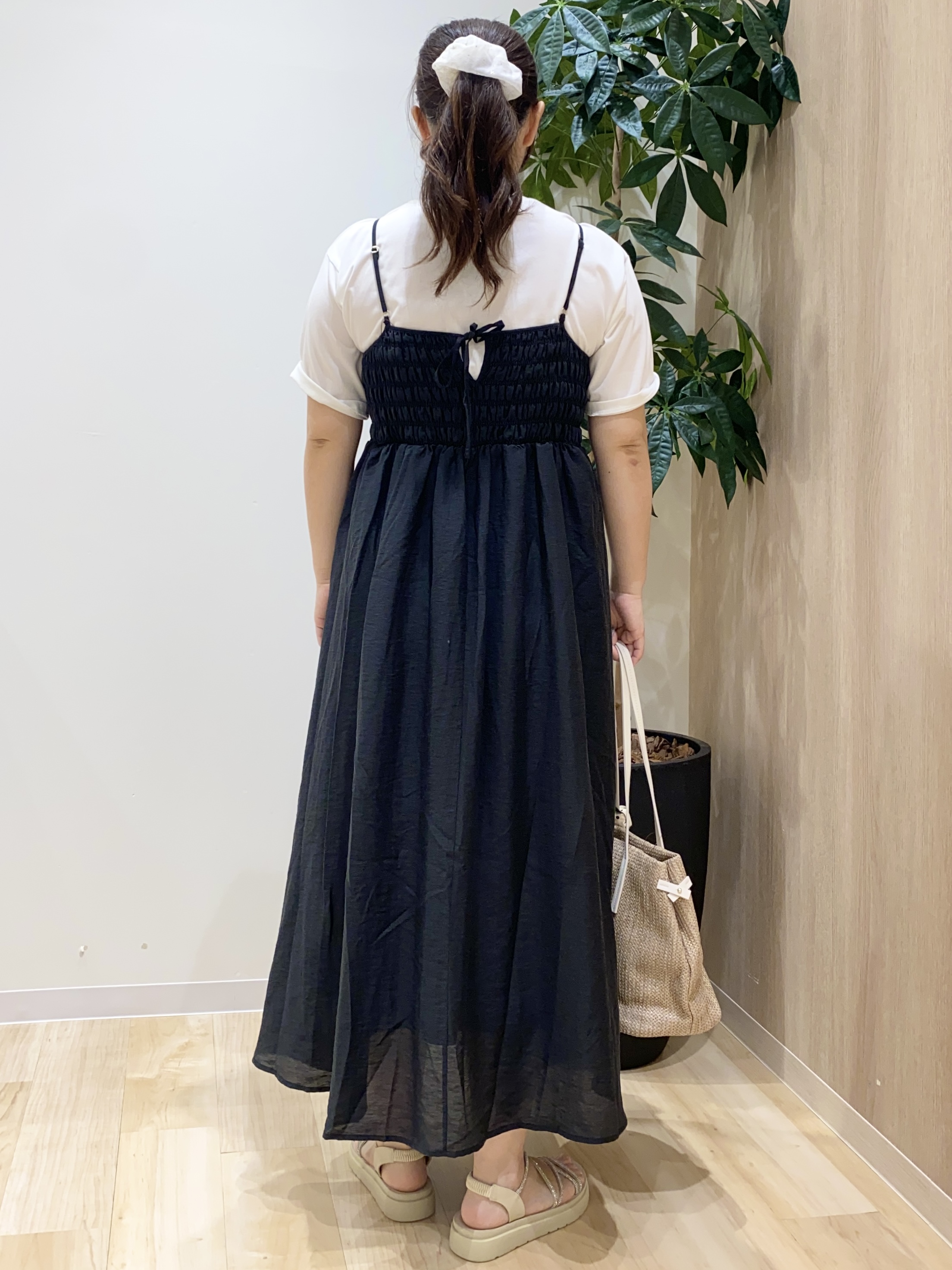 HANAさんの「grove｜【UVカット/接触冷感】プリントアソート5分袖Tシャツ」を使ったコーディネート