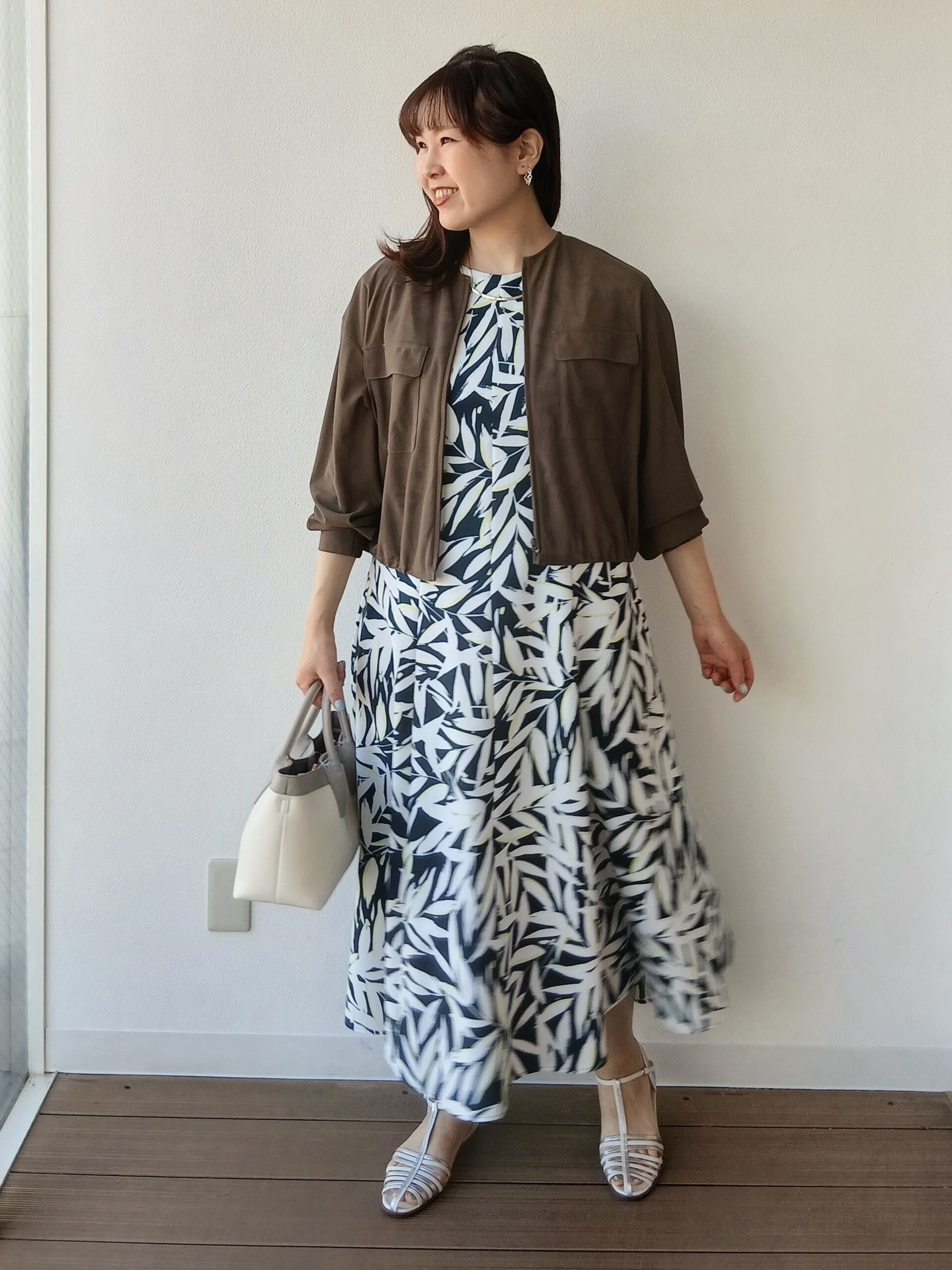 なみきさんの「UNTITLED｜◆【洗える】シアーブルゾン」を使ったコーディネート