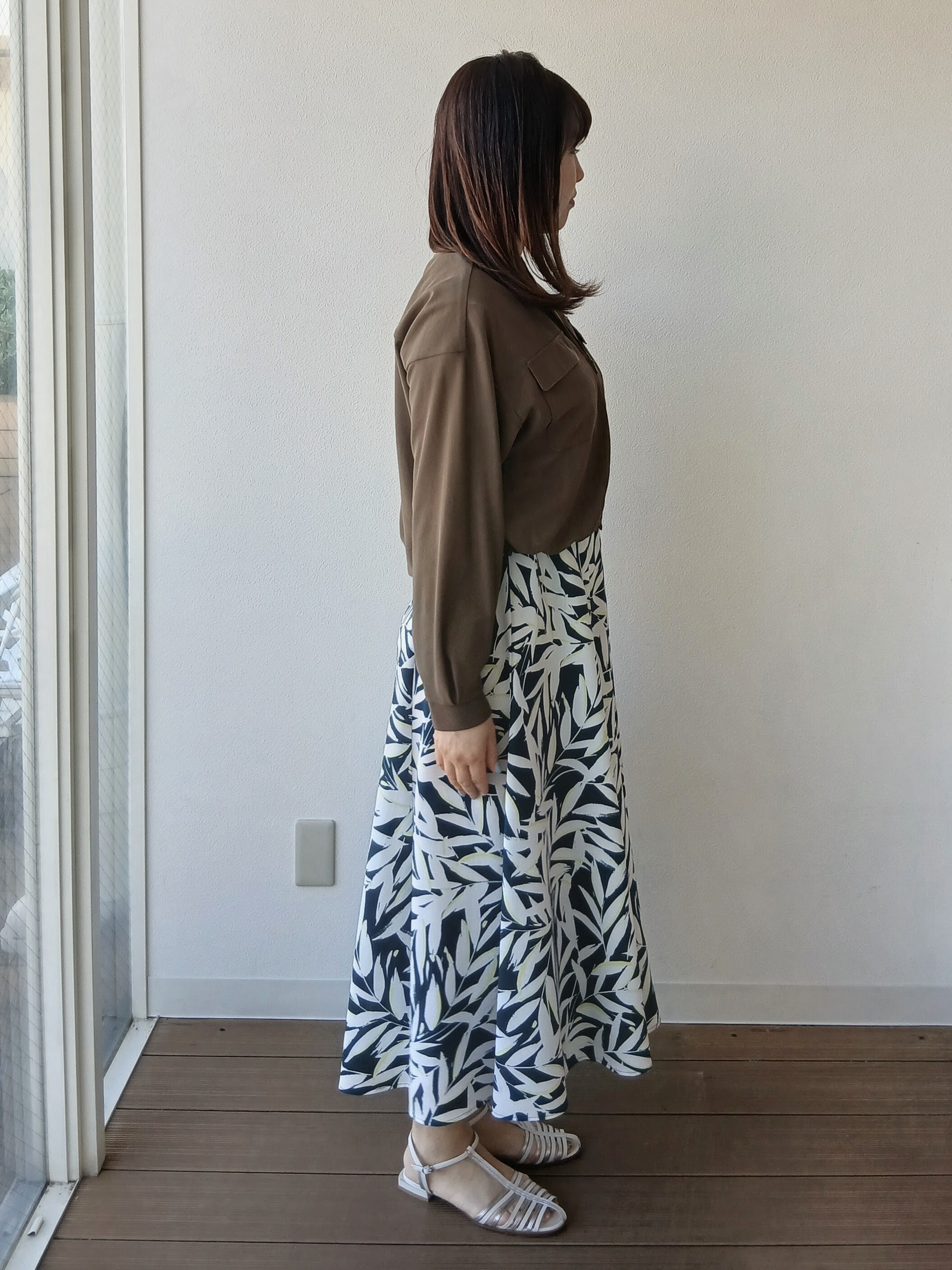 なみきさんの「UNTITLED｜◆【洗える】シアーブルゾン」を使ったコーディネート