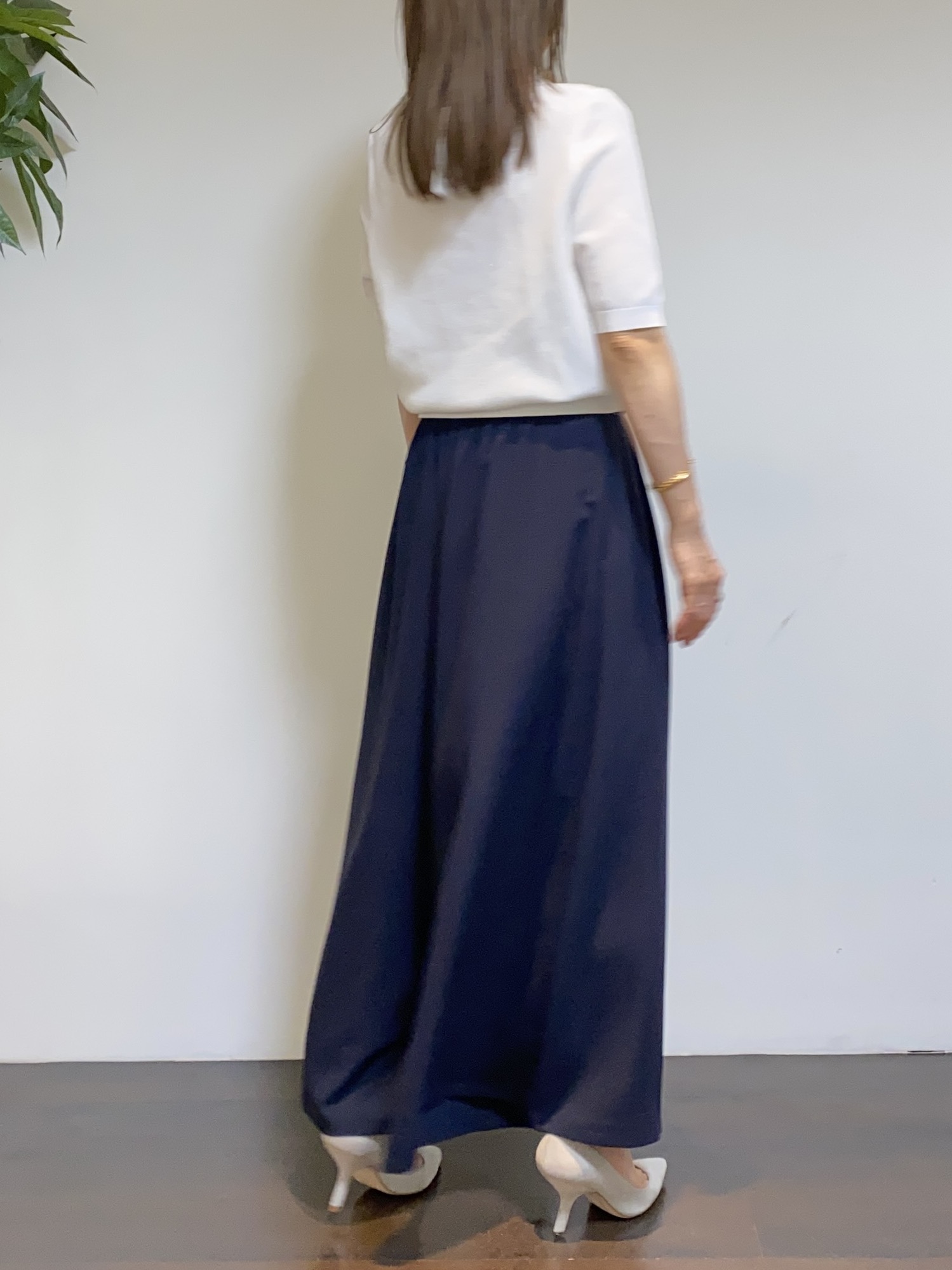 tomoさんの「UNTITLED｜◆【アンサンブル可】ラメ混クルーネックカーディガン」を使ったコーディネート
