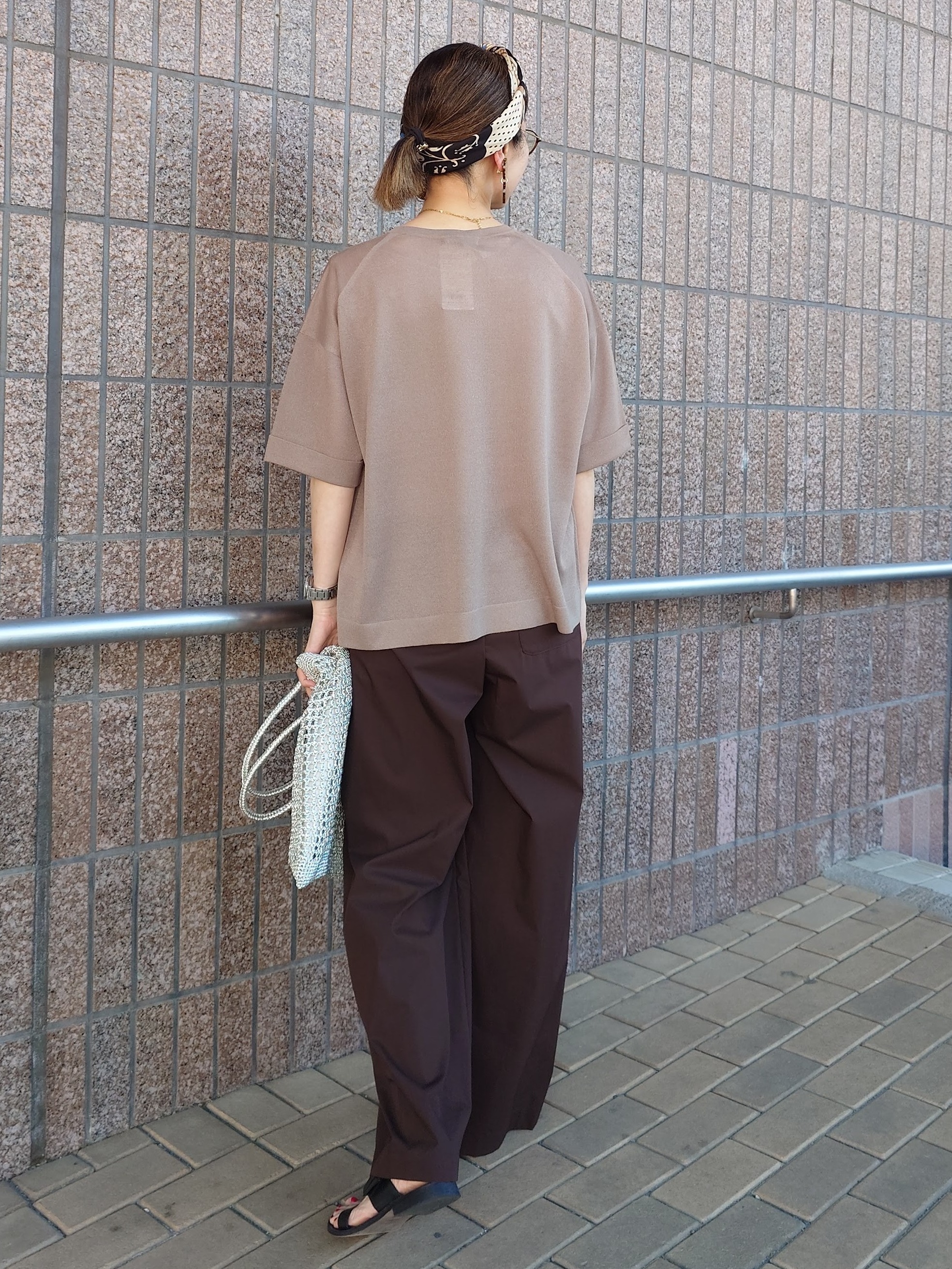 MUTSUKOさんの「UNTITLED｜【アンサンブル可/Tシャツ風/ゆったり】リラックスニットトップス」を使ったコーディネート