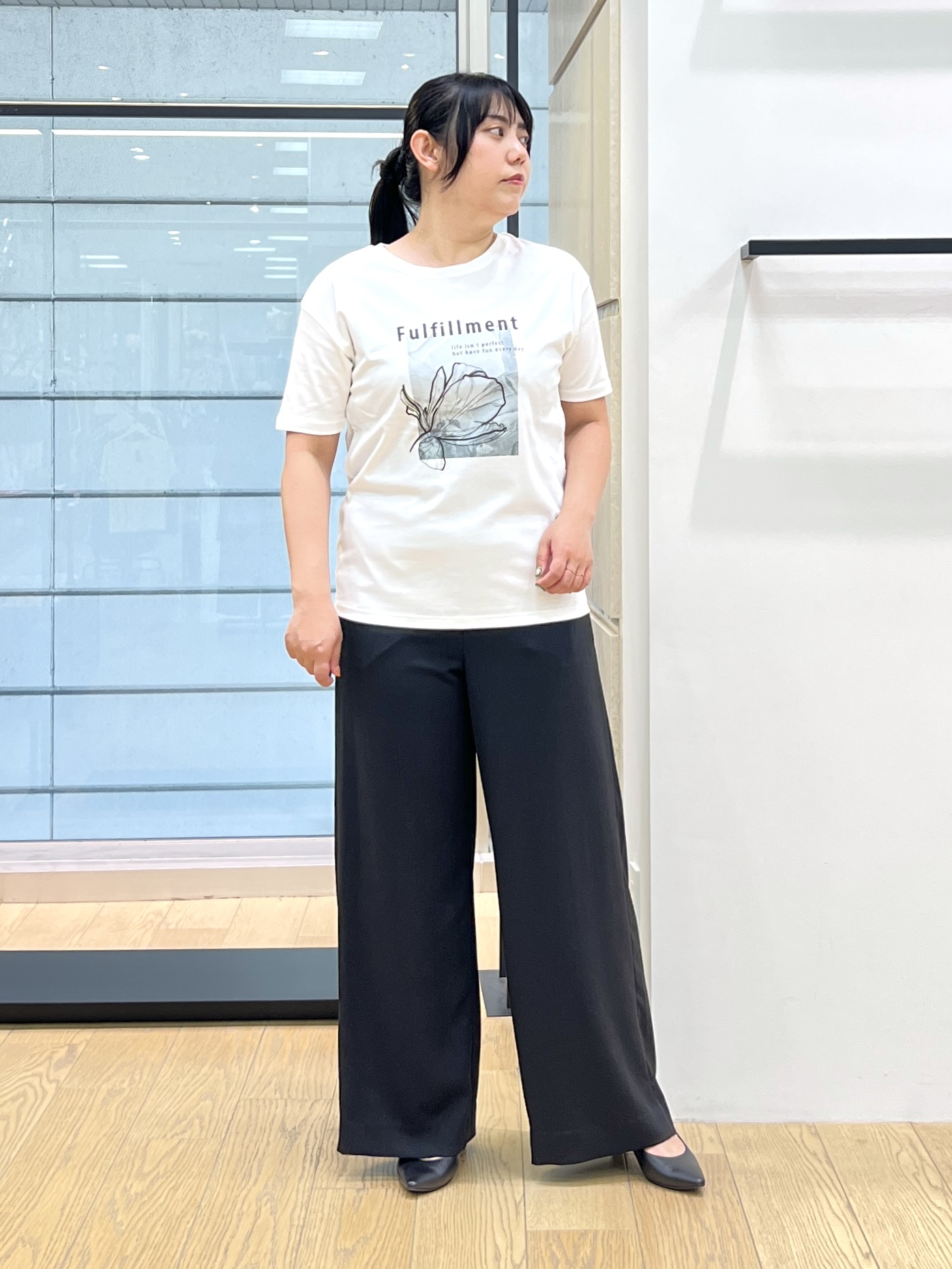 shimaさんの「INDIVI｜【接触冷感／透湿／着る日傘】颯爽ジレジャケット」を使ったコーディネート