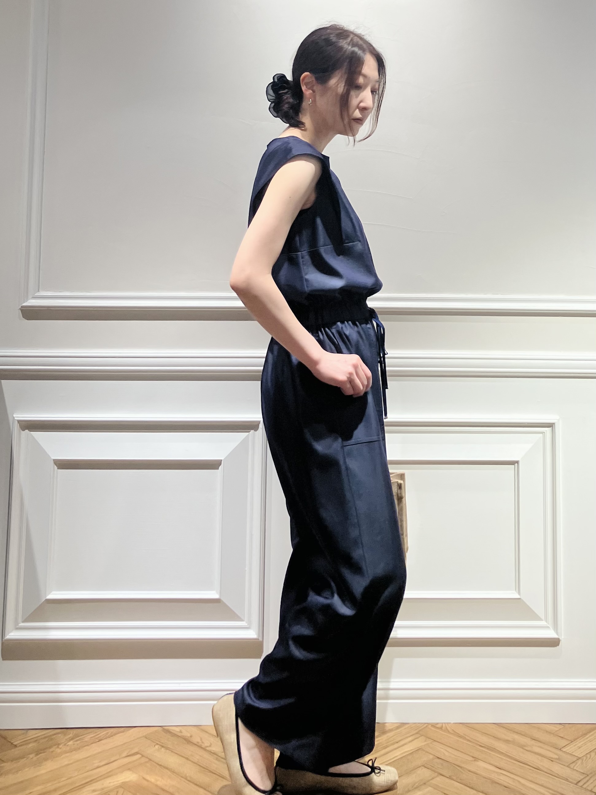 TSUKUIさんの「DRESSTERIOR｜ジュートキャンバス ミニバッグ」を使ったコーディネート