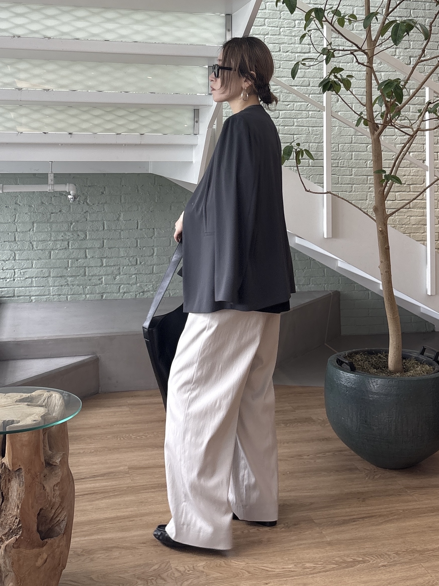 kotakiさんの「INDIVI｜【接触冷感／透湿／着る日傘】ノーカラージャケット」を使ったコーディネート