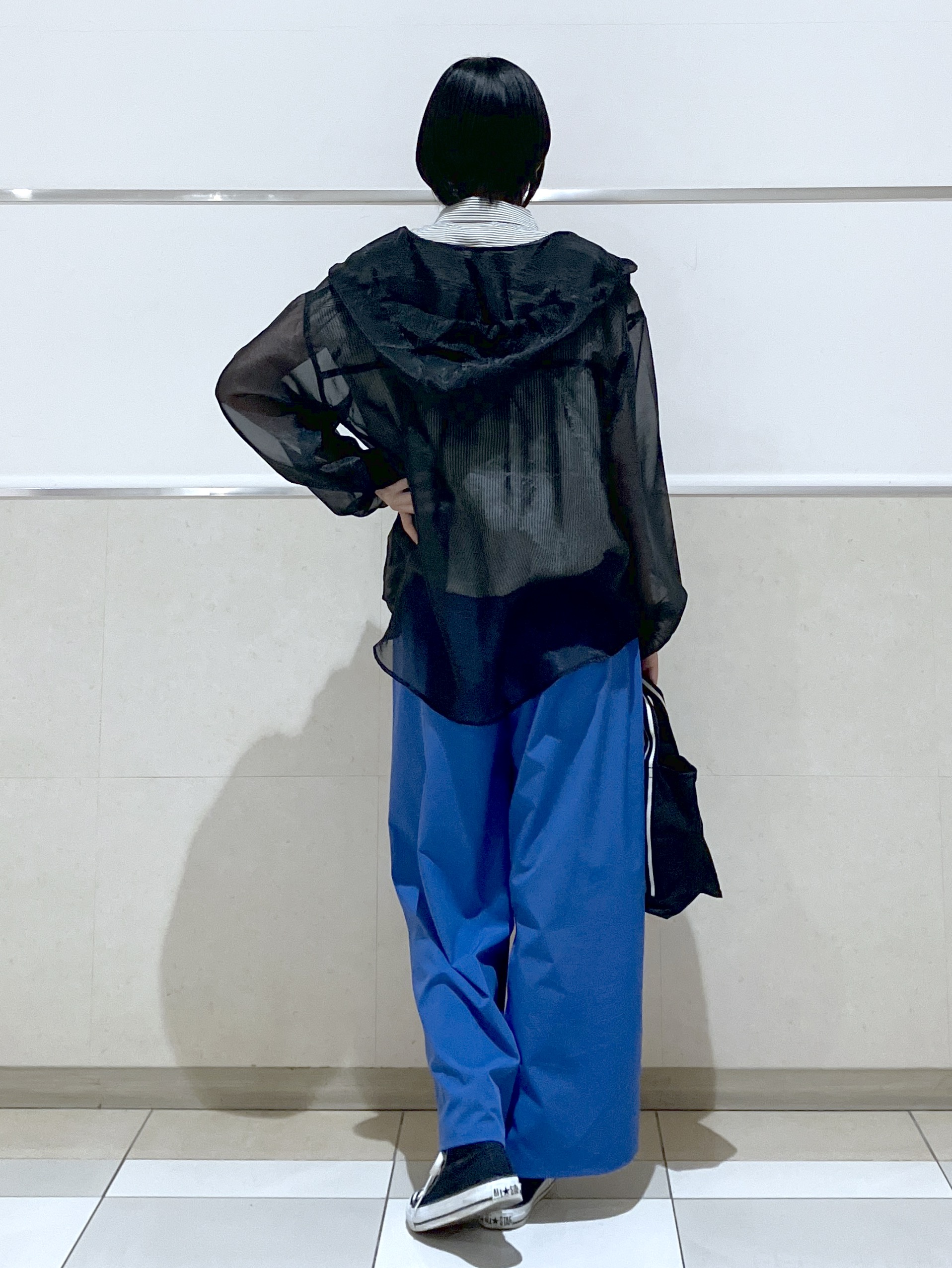 eriko さんの「Dessin｜リネンブレンド フレンチスリーブドロストシャツ」を使ったコーディネート