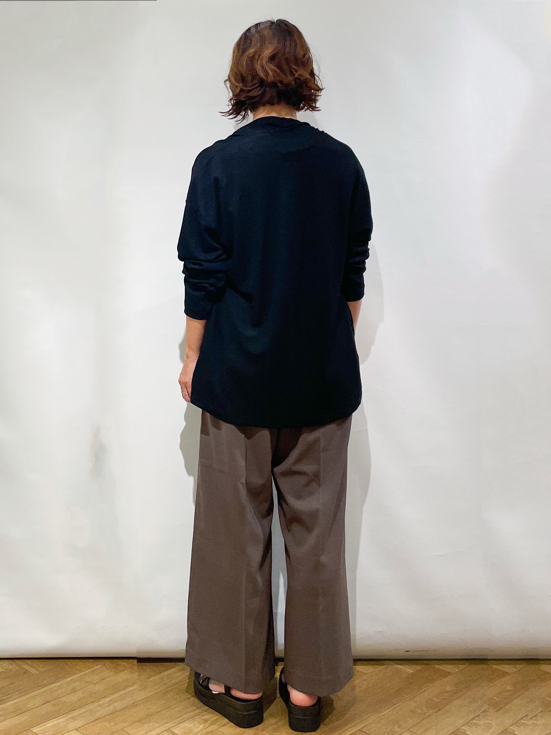 なかさんの「index｜マルチボーダーアソートニット【洗濯機OK／抗ピリング】」を使ったコーディネート