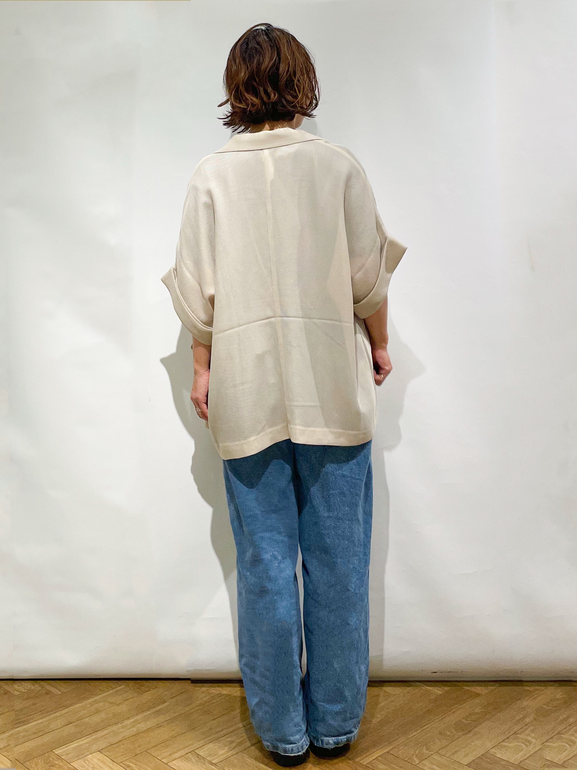 なかさんの「index｜【接触冷感】アシメフリルドッキングカットソー《洗濯機OK》」を使ったコーディネート