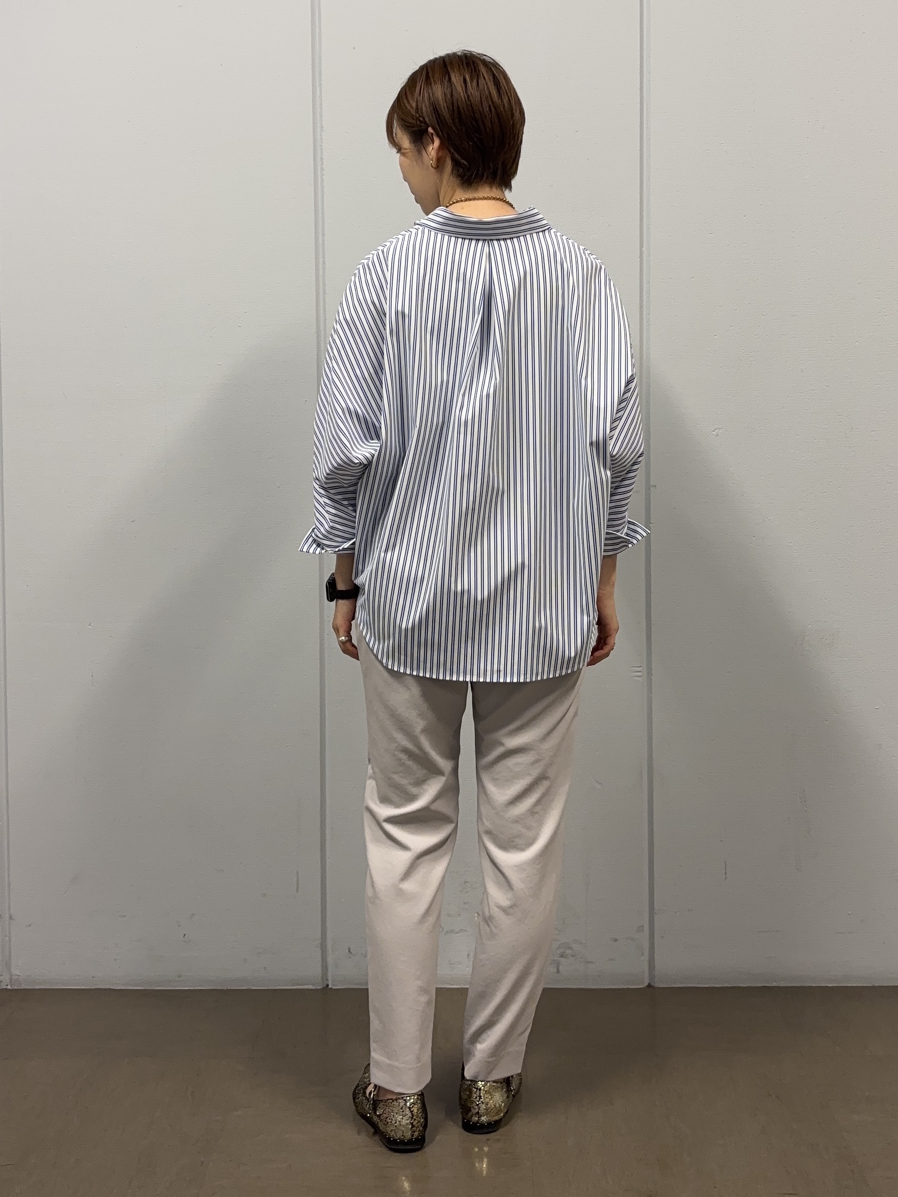 tsujiさんの「UNTITLED｜【接触冷感/吸水速乾/UVカット】ドルマンスリーブシャツ」を使ったコーディネート