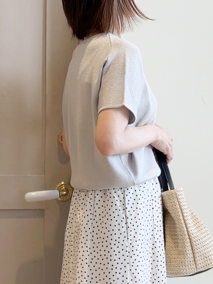 yamakoさんの「grove｜【シリーズ累計36万枚！名品ニット】やわらかドライタッチ ドルマンニット」を使ったコーディネート