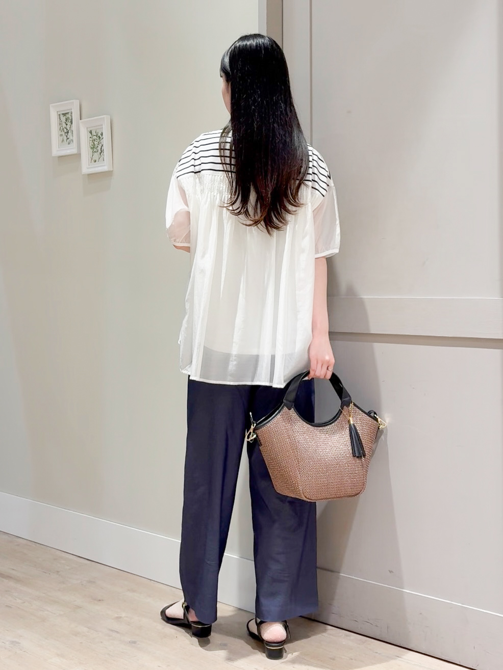 Mayuさんの「grove｜【UVカット】体型カバー叶う、バックプリーツTシャツ」を使ったコーディネート