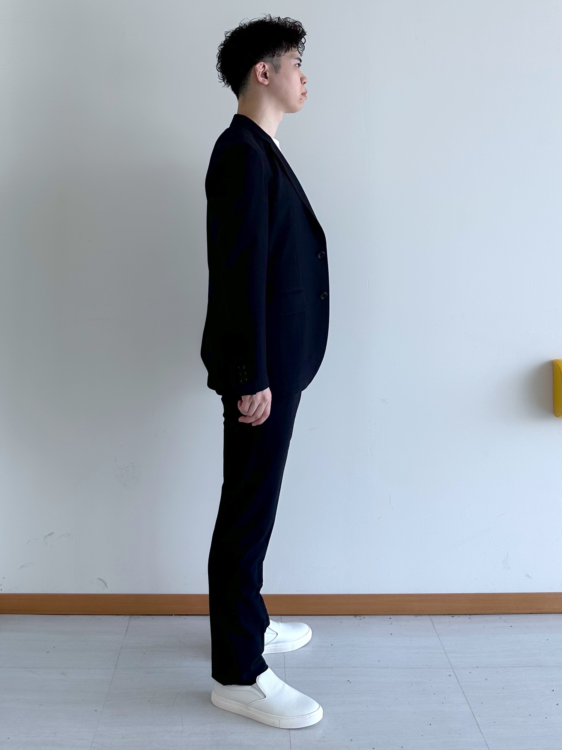 イッシーさんの「TAKEO KIKUCHI｜【抗菌防臭】CALCULO（R）ジャージ ジャケット」を使ったコーディネート