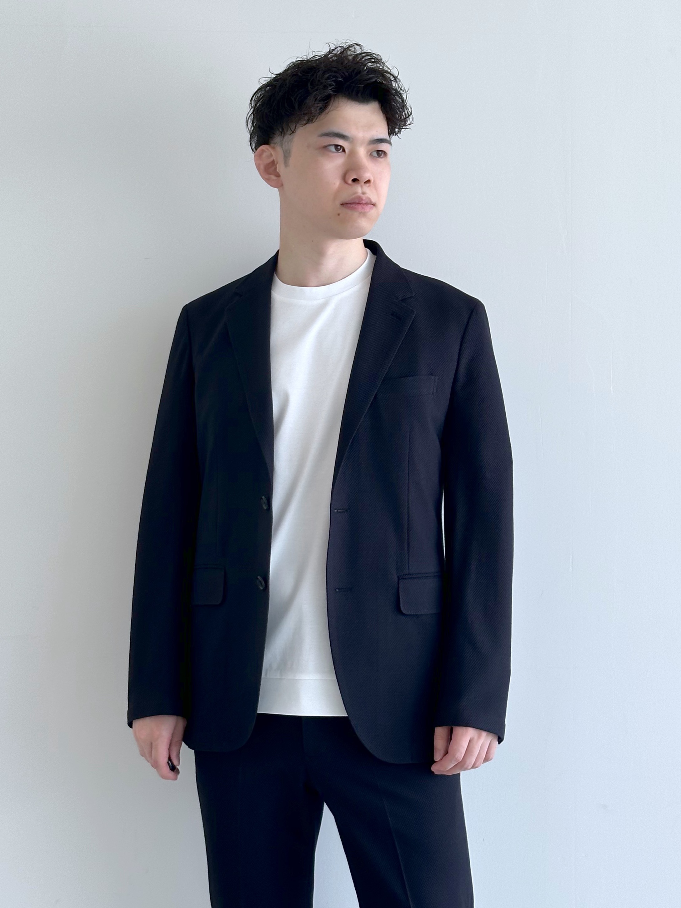 イッシーさんの「TAKEO KIKUCHI｜【抗菌防臭】CALCULO（R）ジャージ ジャケット」を使ったコーディネート