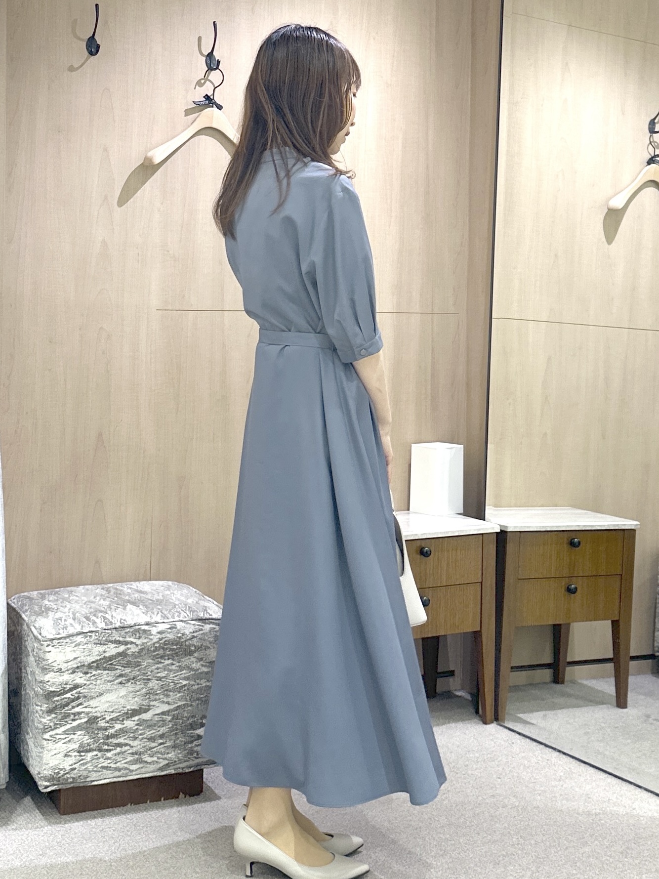 Miwaさんの「UNTITLED｜◆【9色展開/アンサンブル可】コットンクルーネックカーディガン」を使ったコーディネート
