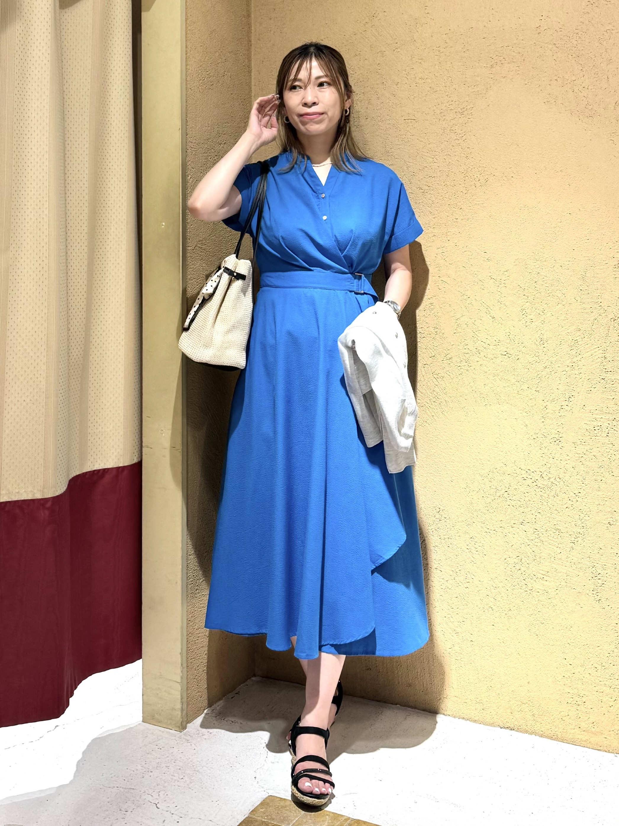 さち。さんの「grove｜高評価！【洗える/名品】大人の透け感、シアーカーディガン」を使ったコーディネート