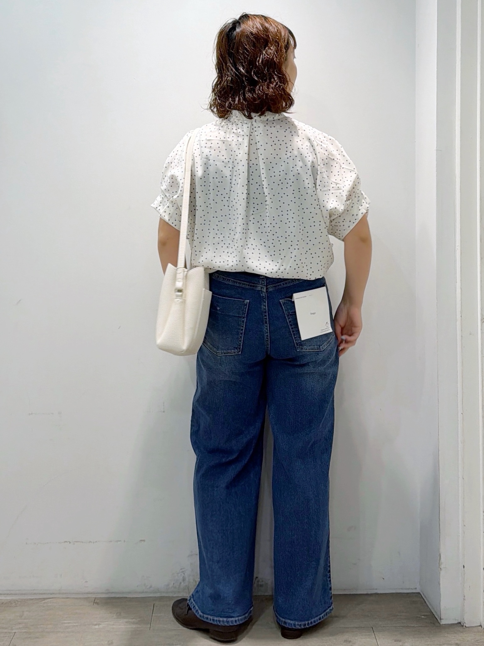 sumicaさんの「OPAQUE.CLIP｜タックスリーブ プリントブラウス《イージーアイロン／洗濯機OK》」を使ったコーディネート