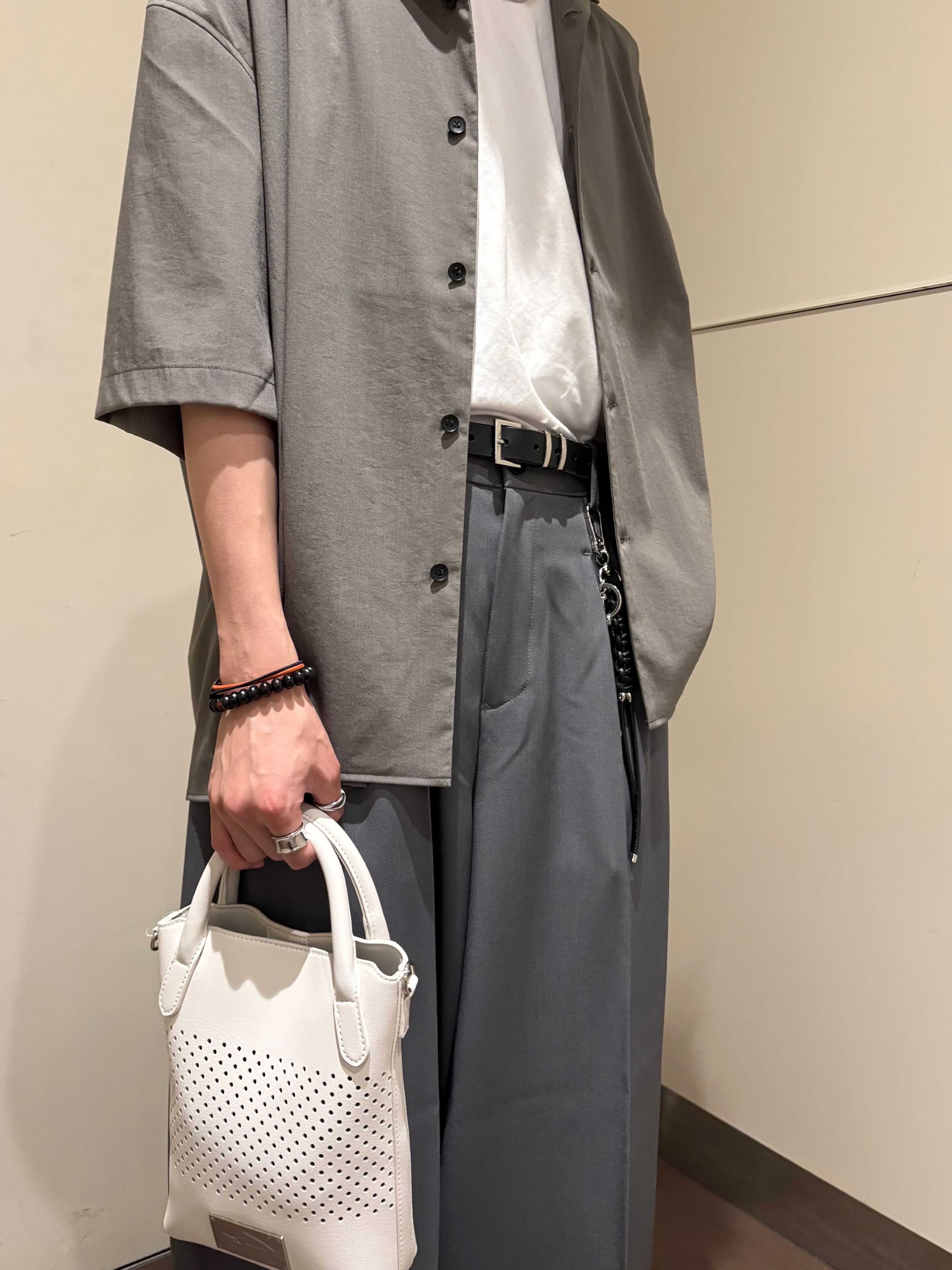 ナノシーさんの「tk.TAKEO KIKUCHI｜【接触冷感／UVCUT】COOL PLAY開襟シャツ」を使ったコーディネート