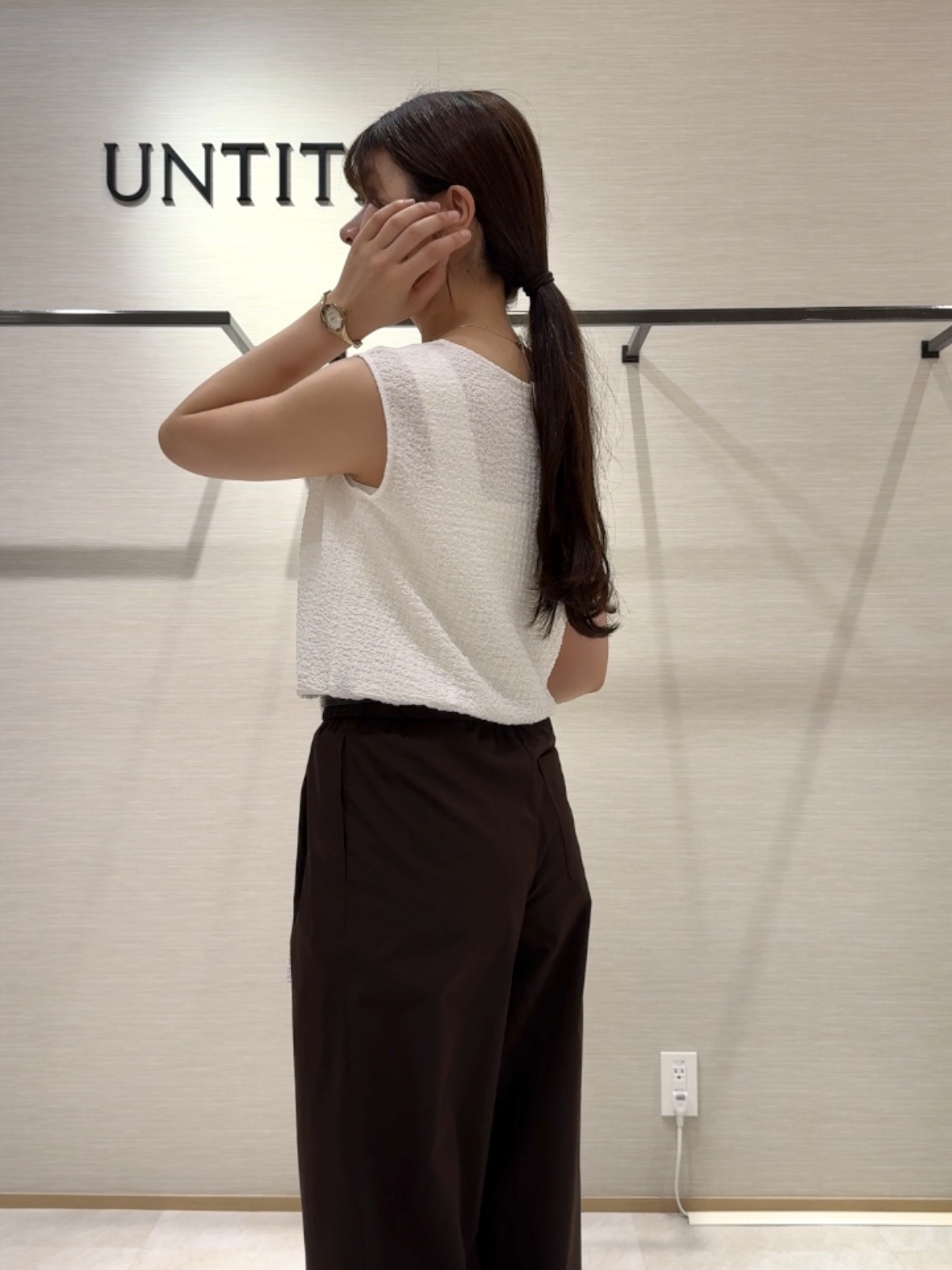 nanaさんの「UNTITLED｜◆【アンサンブル可】ポコポコカーディガン」を使ったコーディネート