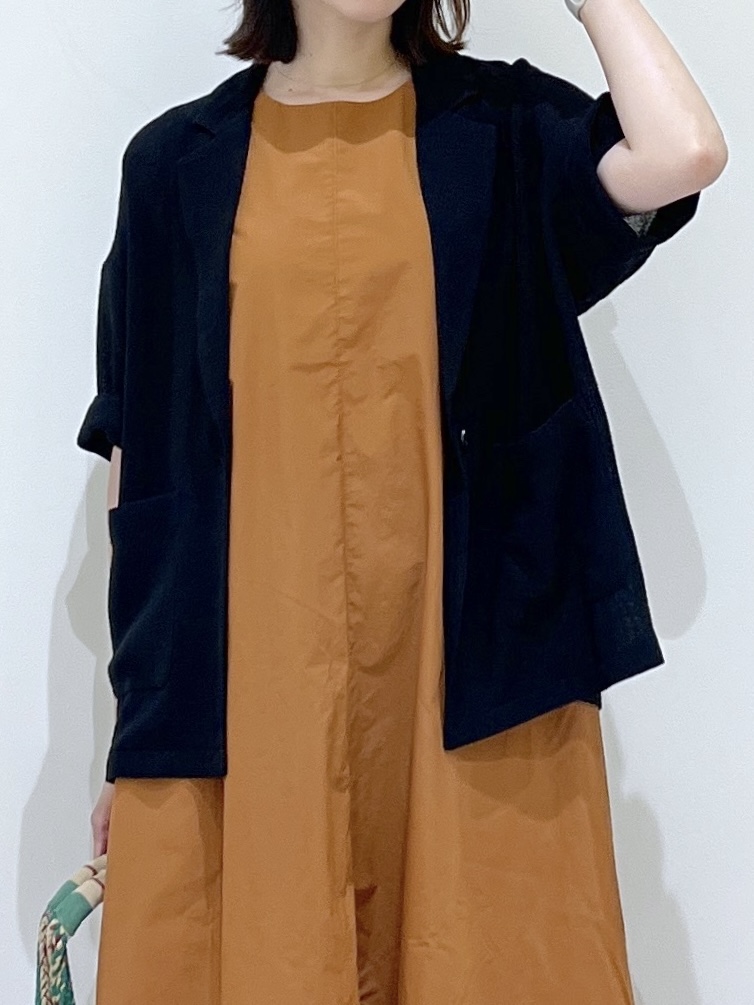 canaさんの「Dessin｜【撥水】Aラインナイロンワンピース」を使ったコーディネート