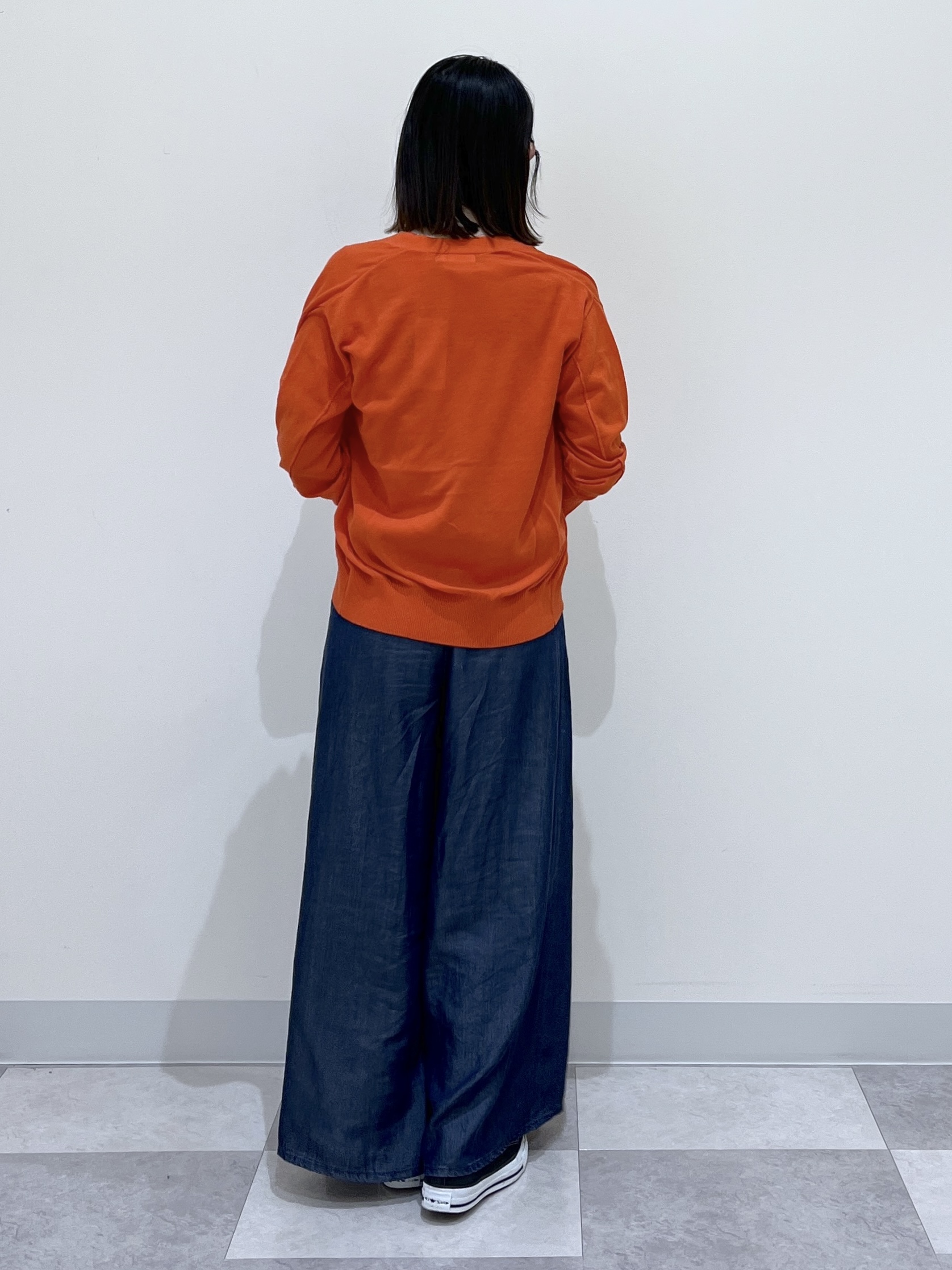 canaさんの「Dessin｜【9色展開/接触冷感/UVカット】ドライタッチサマーニットT」を使ったコーディネート
