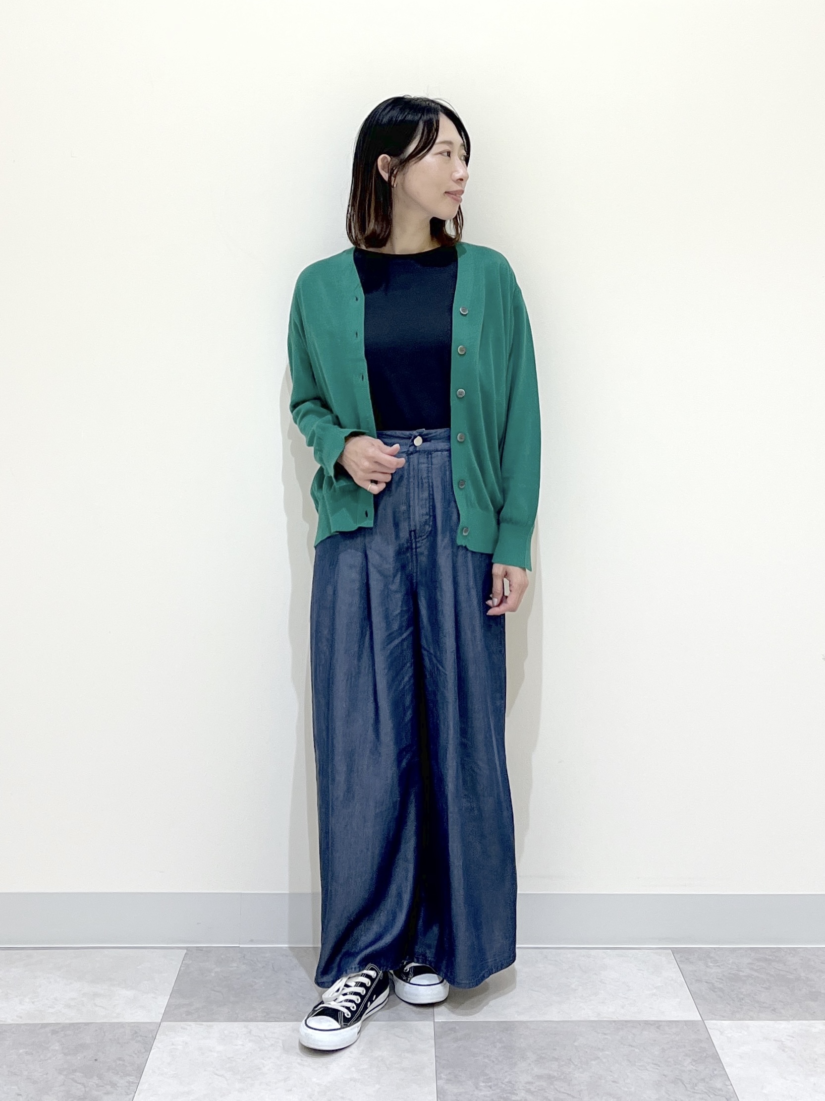 canaさんの「Dessin｜【UVカット/接触冷感】美光沢カットソー」を使ったコーディネート
