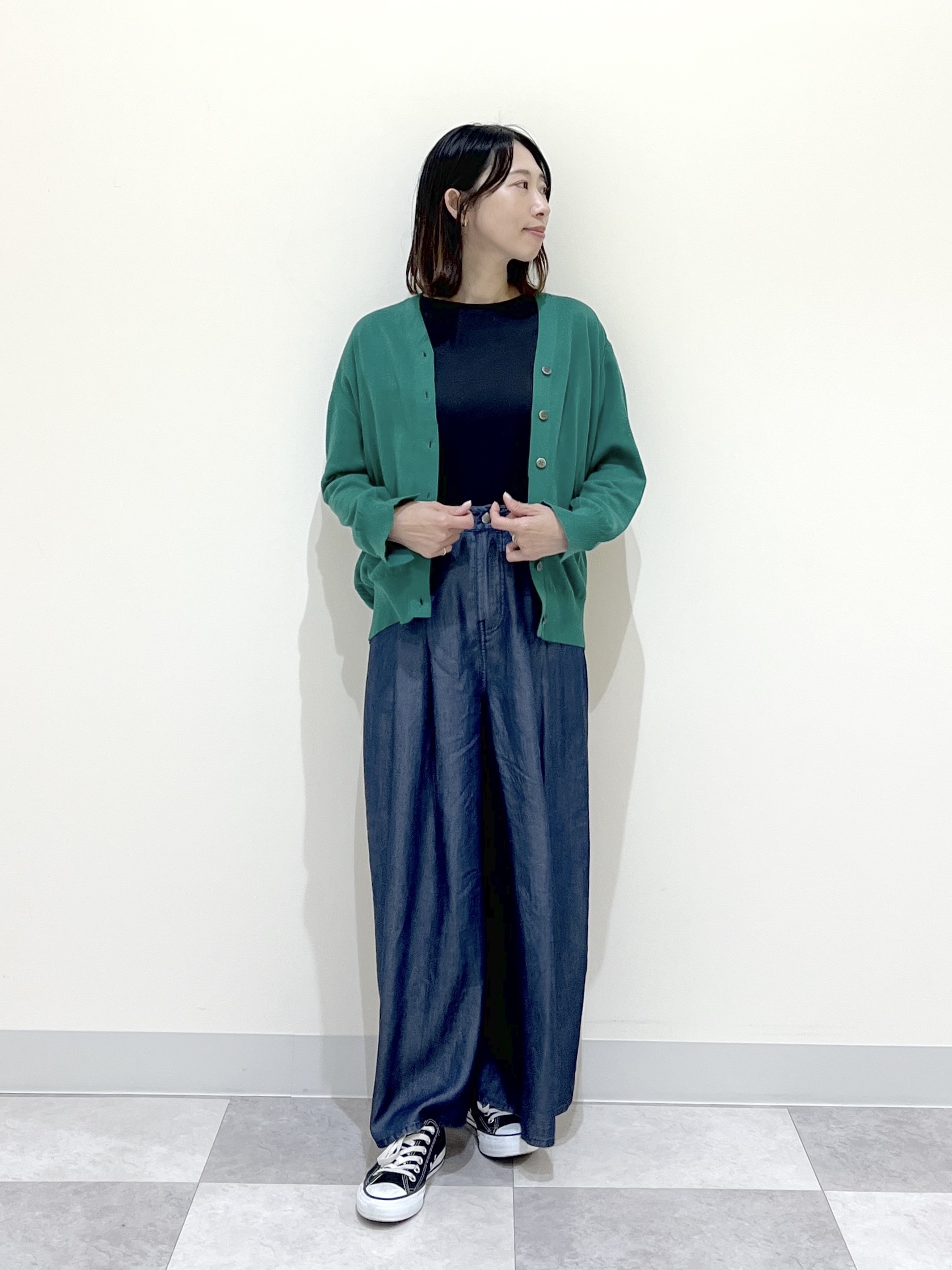 canaさんの「Dessin｜【UVカット/接触冷感】美光沢カットソー」を使ったコーディネート