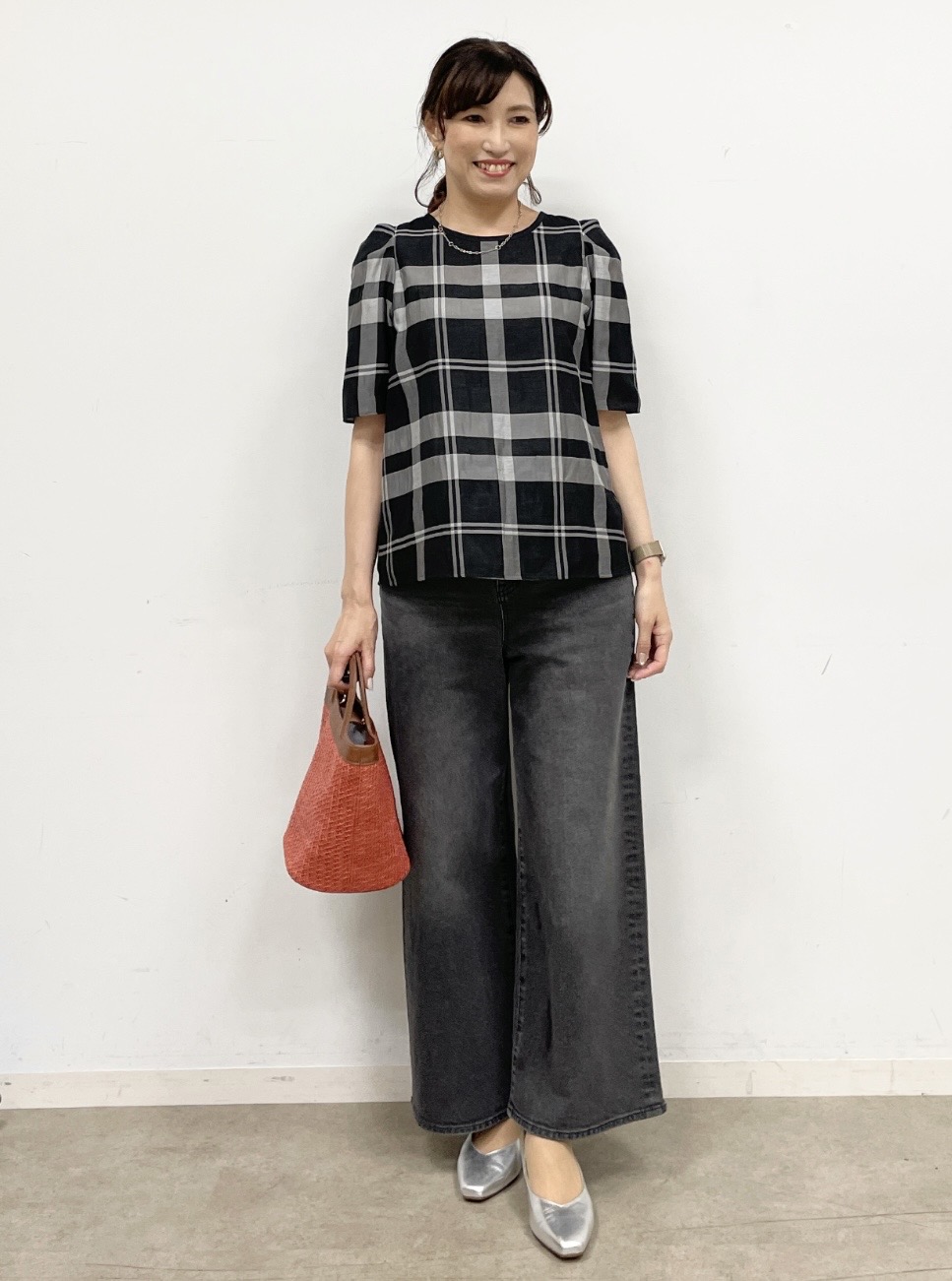 ayaさんの「Reflect｜七分袖ニットカーディガン」を使ったコーディネート