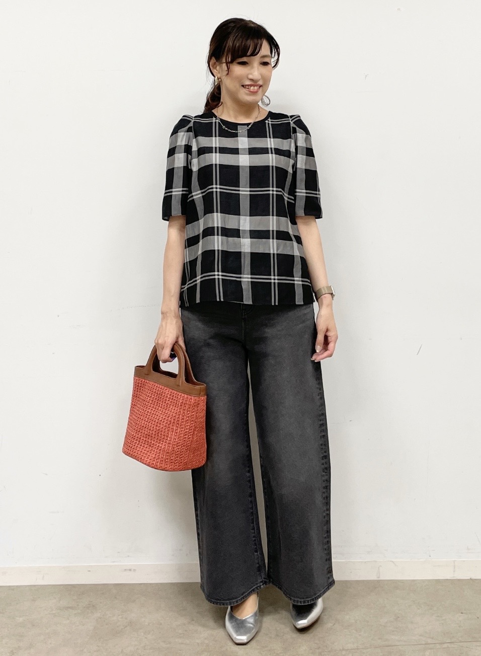 ayaさんの「Reflect｜七分袖ニットカーディガン」を使ったコーディネート