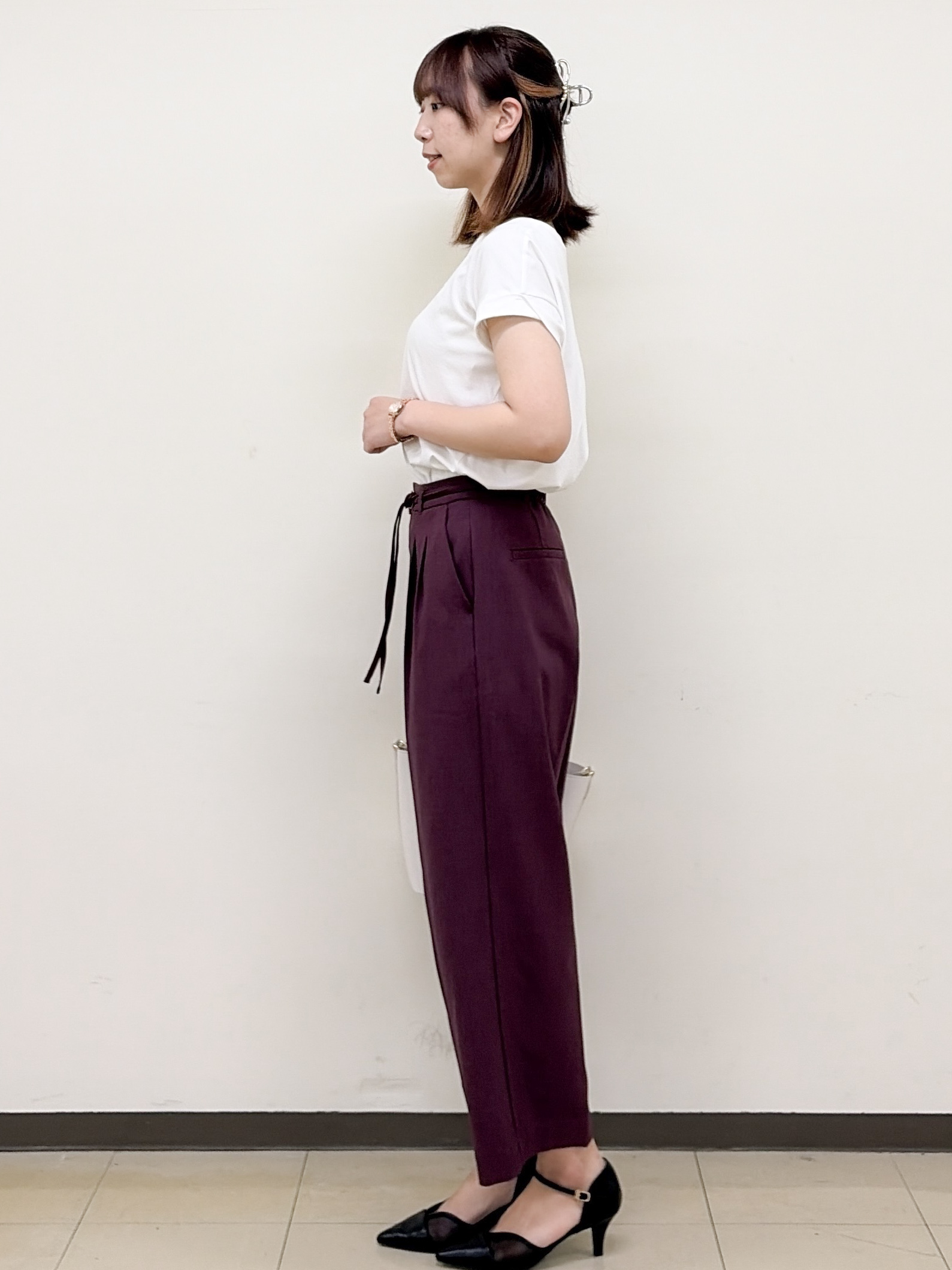 yurinaさんの「index｜【接触冷感／UV】ワンポイント刺繍Tシャツ《7col／XS~3L／洗濯機OK》」を使ったコーディネート