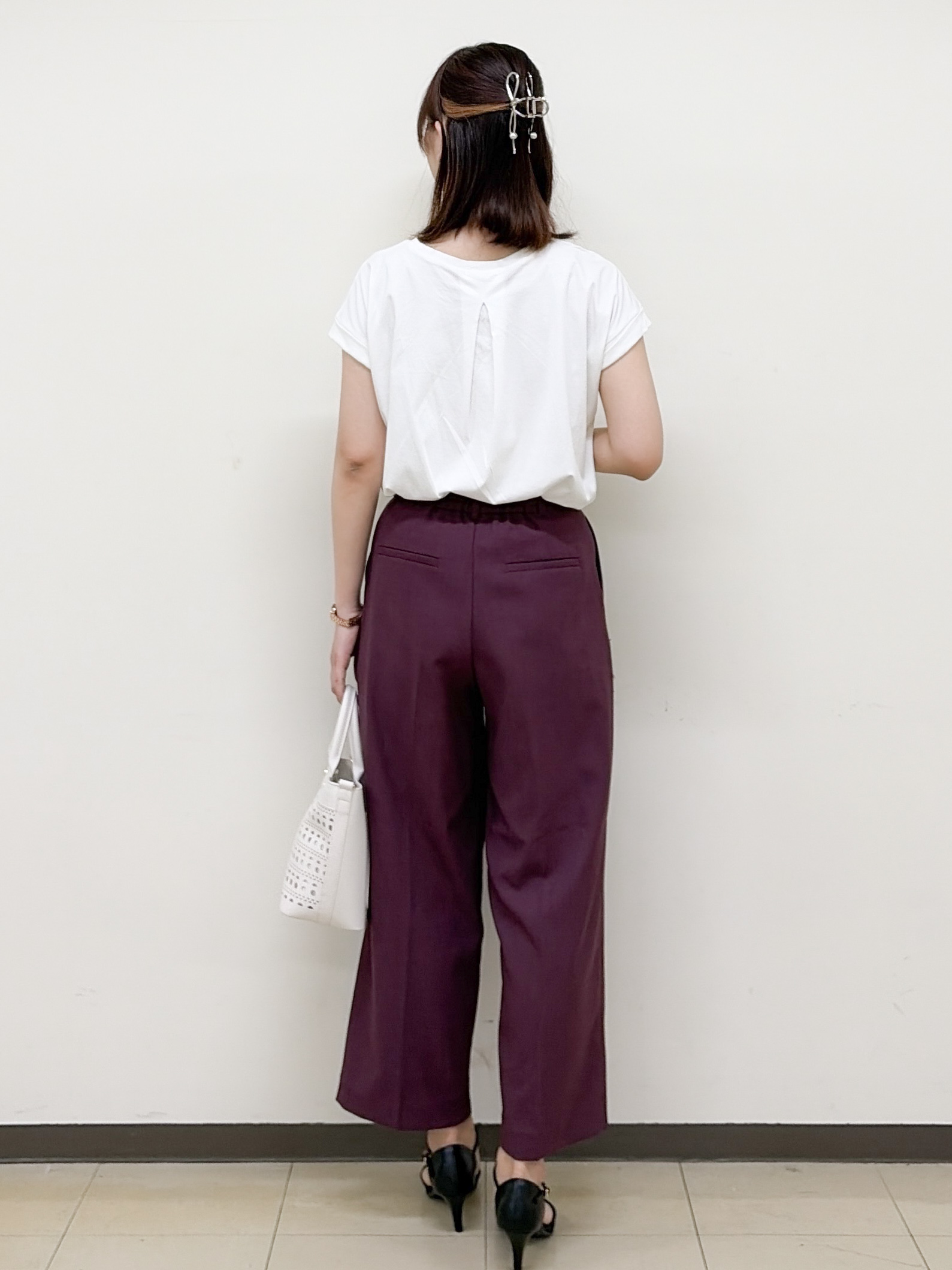 yurinaさんの「index｜【接触冷感／UV】ワンポイント刺繍Tシャツ《7col／XS~3L／洗濯機OK》」を使ったコーディネート