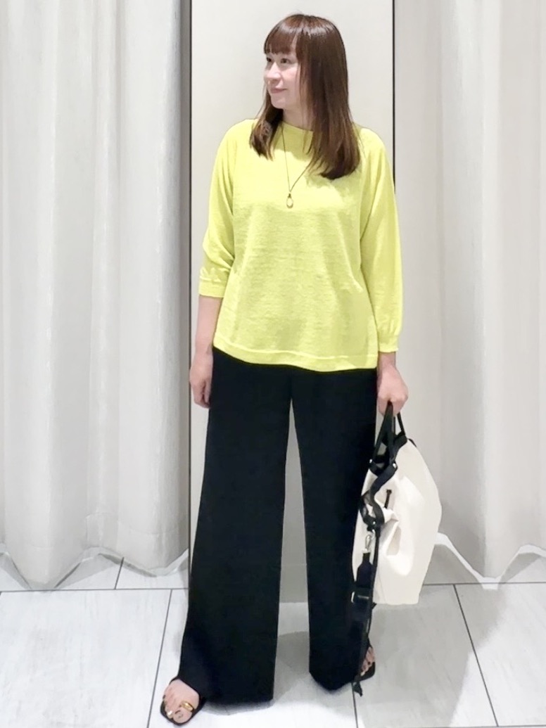 ʏᴜᴋɪᴋᴏさんの「UNTITLED｜【ゆったり/リラクシー】リネンボートネックプルオーバー」を使ったコーディネート