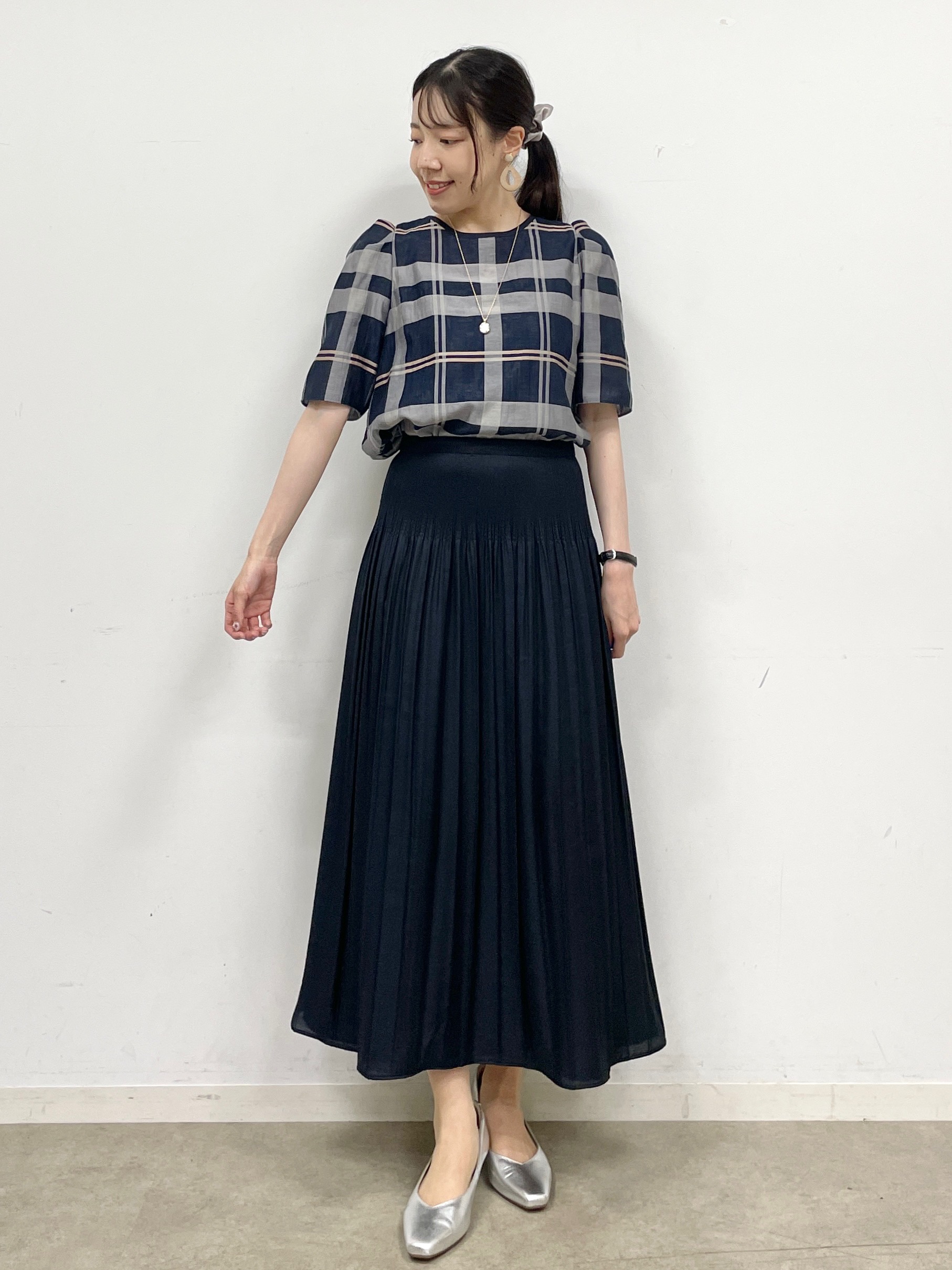 Momoさんの「Reflect｜【SS-4Lサイズ／接触冷感／シワになりにくい】リラクシーテーラードジャケット」を使ったコーディネート