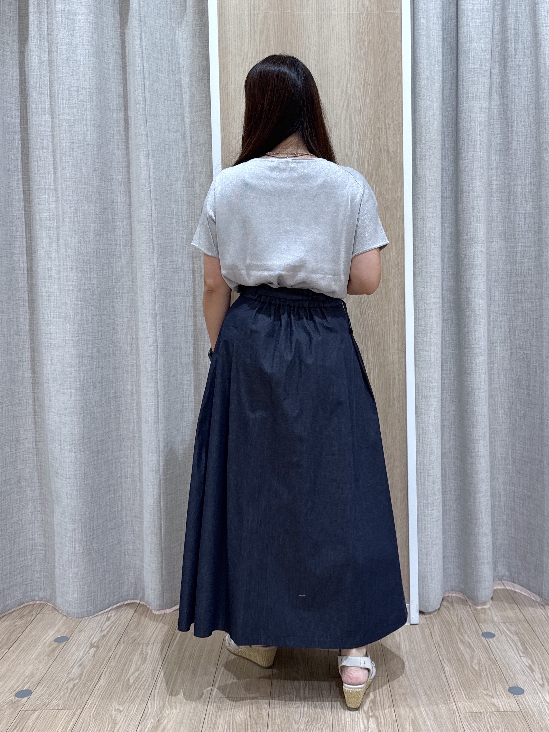 sachiさんの「grove｜【シリーズ累計36万枚！名品ニット】やわらかドライタッチ ドルマンニット」を使ったコーディネート