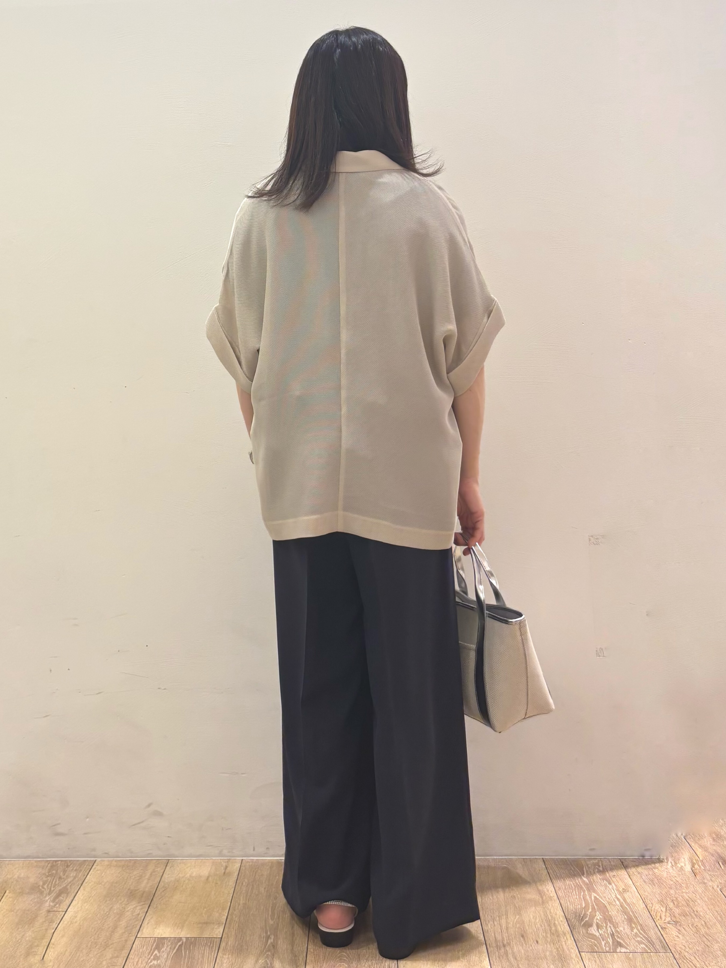 りょうさんの「OPAQUE.CLIP｜メッシュテーラードジャケット【洗濯機OK】」を使ったコーディネート