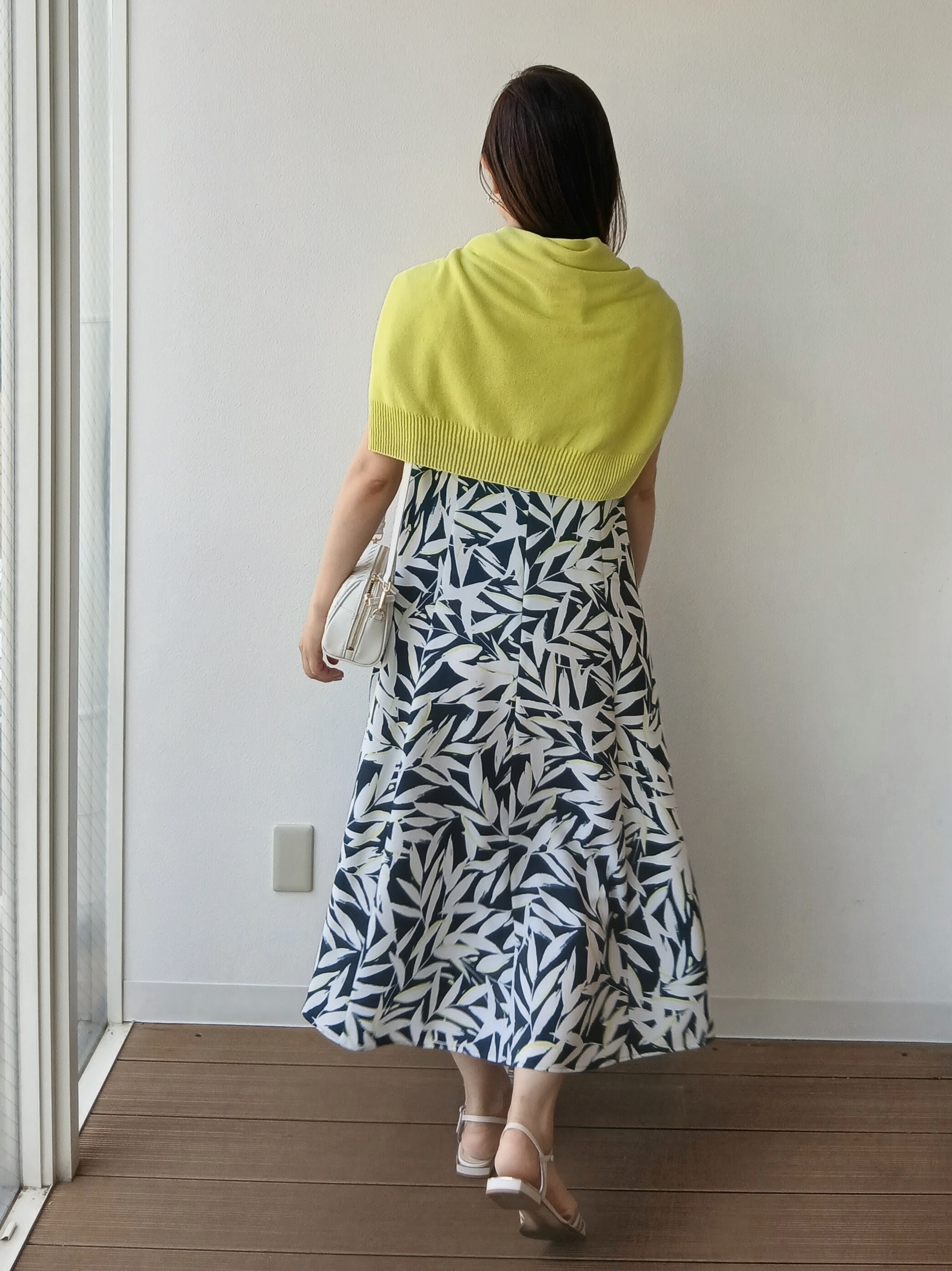 なみきさんの「UNTITLED｜【リラクシー/着映え】ボタニカルリーフワンピース」を使ったコーディネート