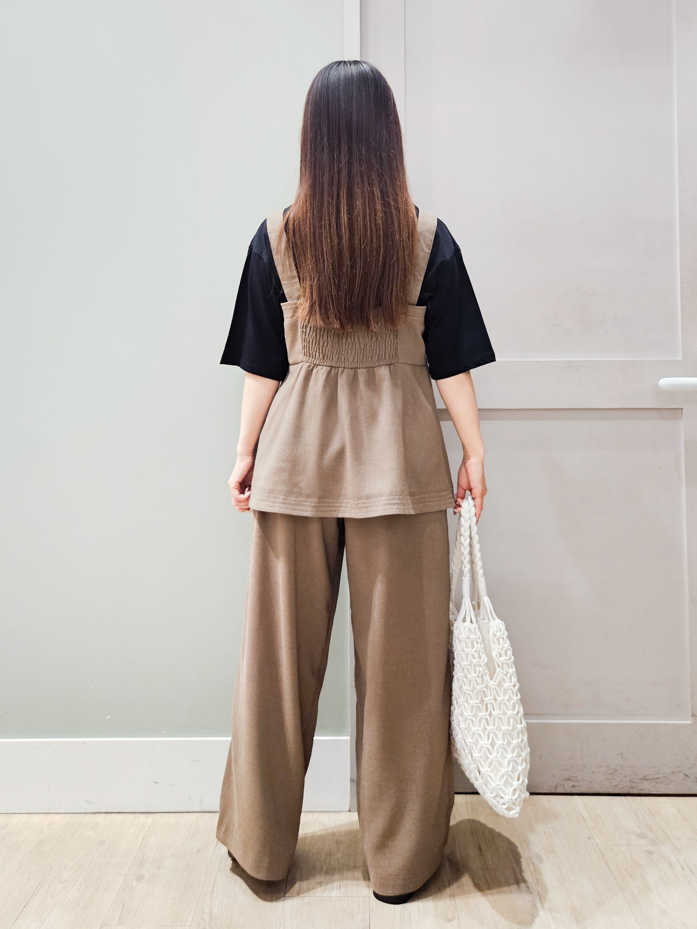 maiさんの「grove｜【UVカット/接触冷感】プリントアソート5分袖Tシャツ」を使ったコーディネート