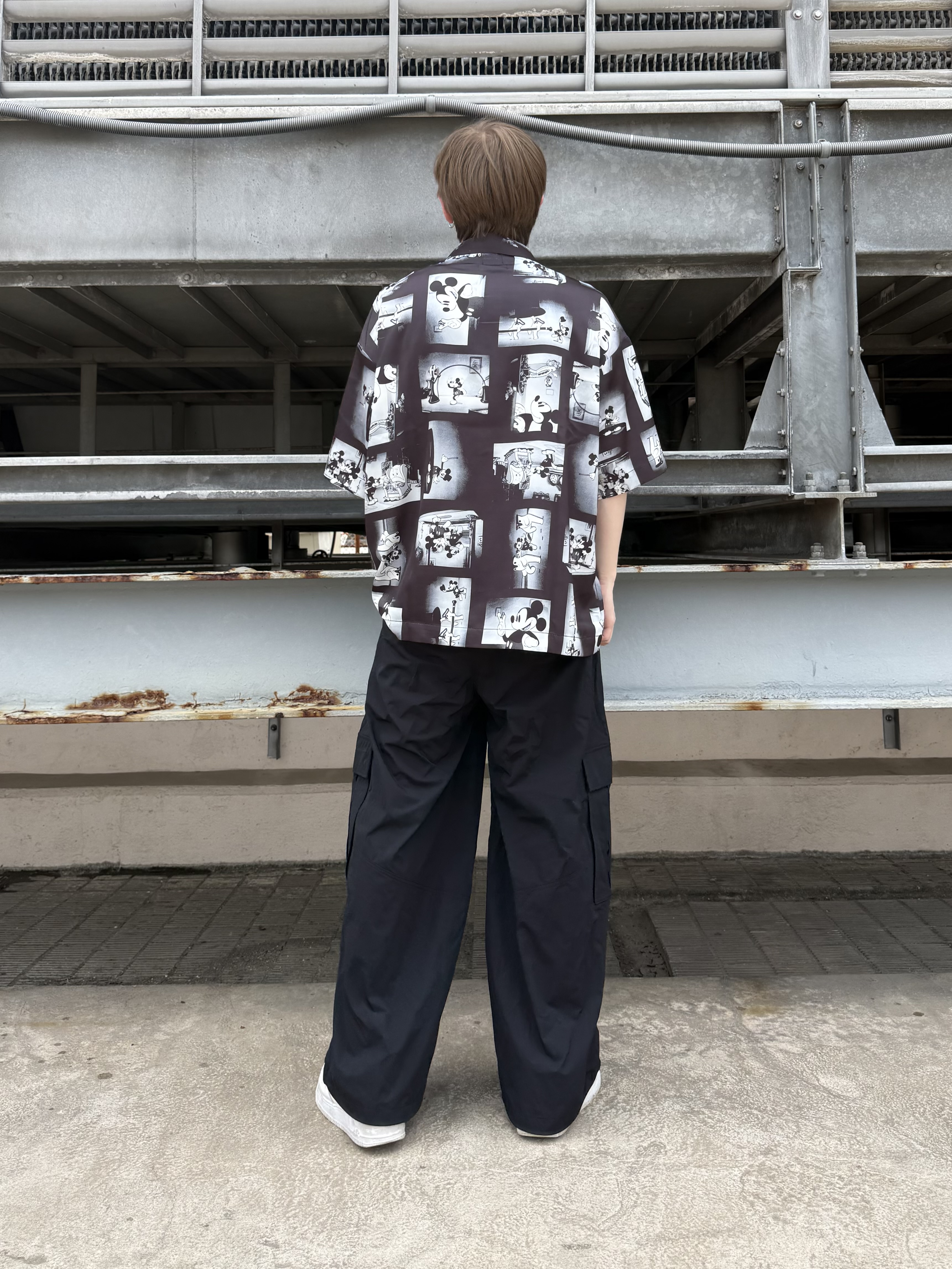 カネダさんの「tk.TAKEO KIKUCHI｜Disney capsule collection 総柄シャツ」を使ったコーディネート