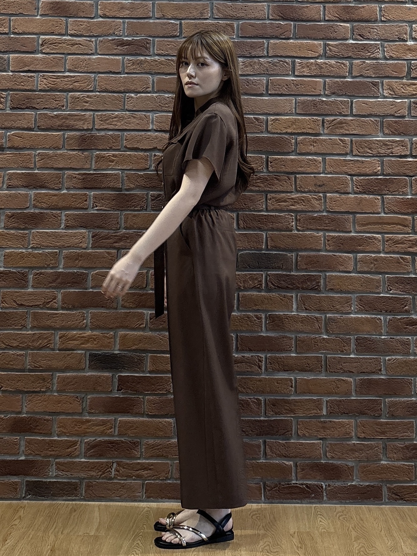 sayaさんの「grove｜【洗濯機OK/SETUP可】シワになりにくい、フレアスリーブブラウス」を使ったコーディネート