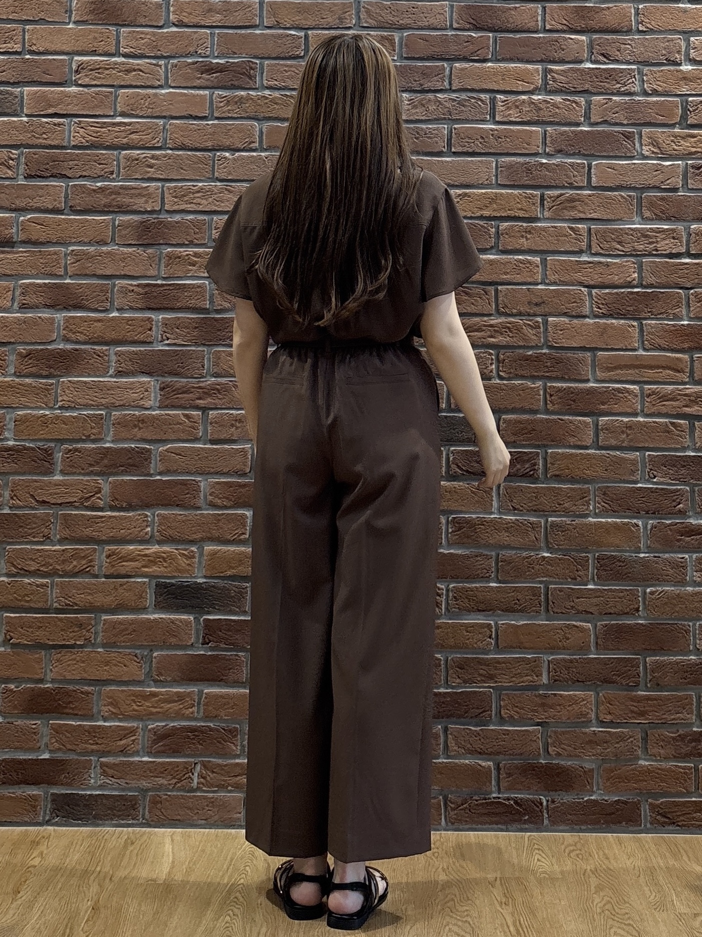sayaさんの「grove｜【洗濯機OK/SETUP可】シワになりにくい、フレアスリーブブラウス」を使ったコーディネート