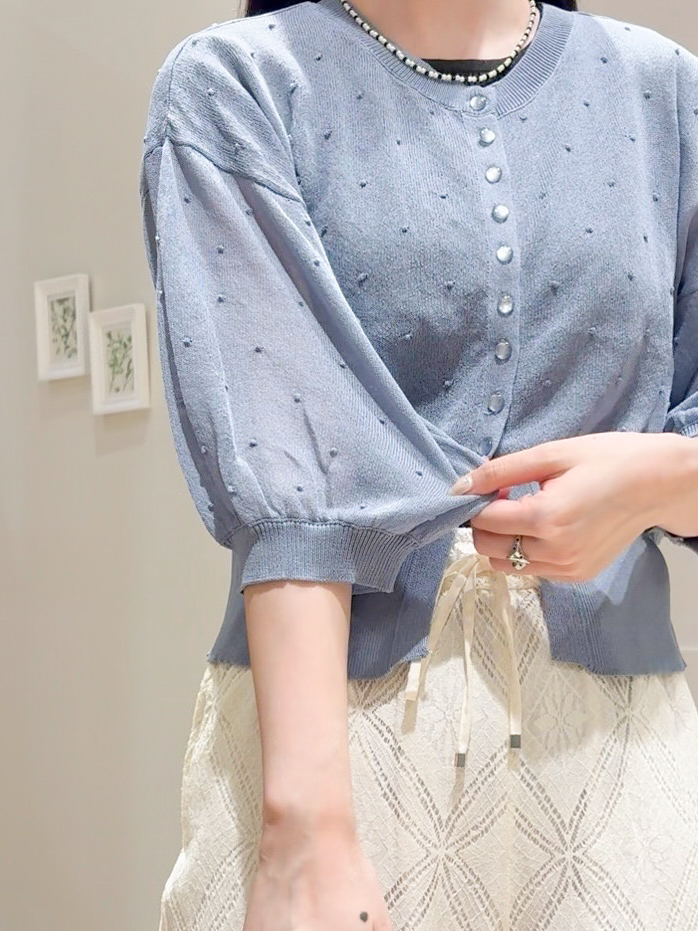 Mayuさんの「grove｜シアードットカーディガン」を使ったコーディネート