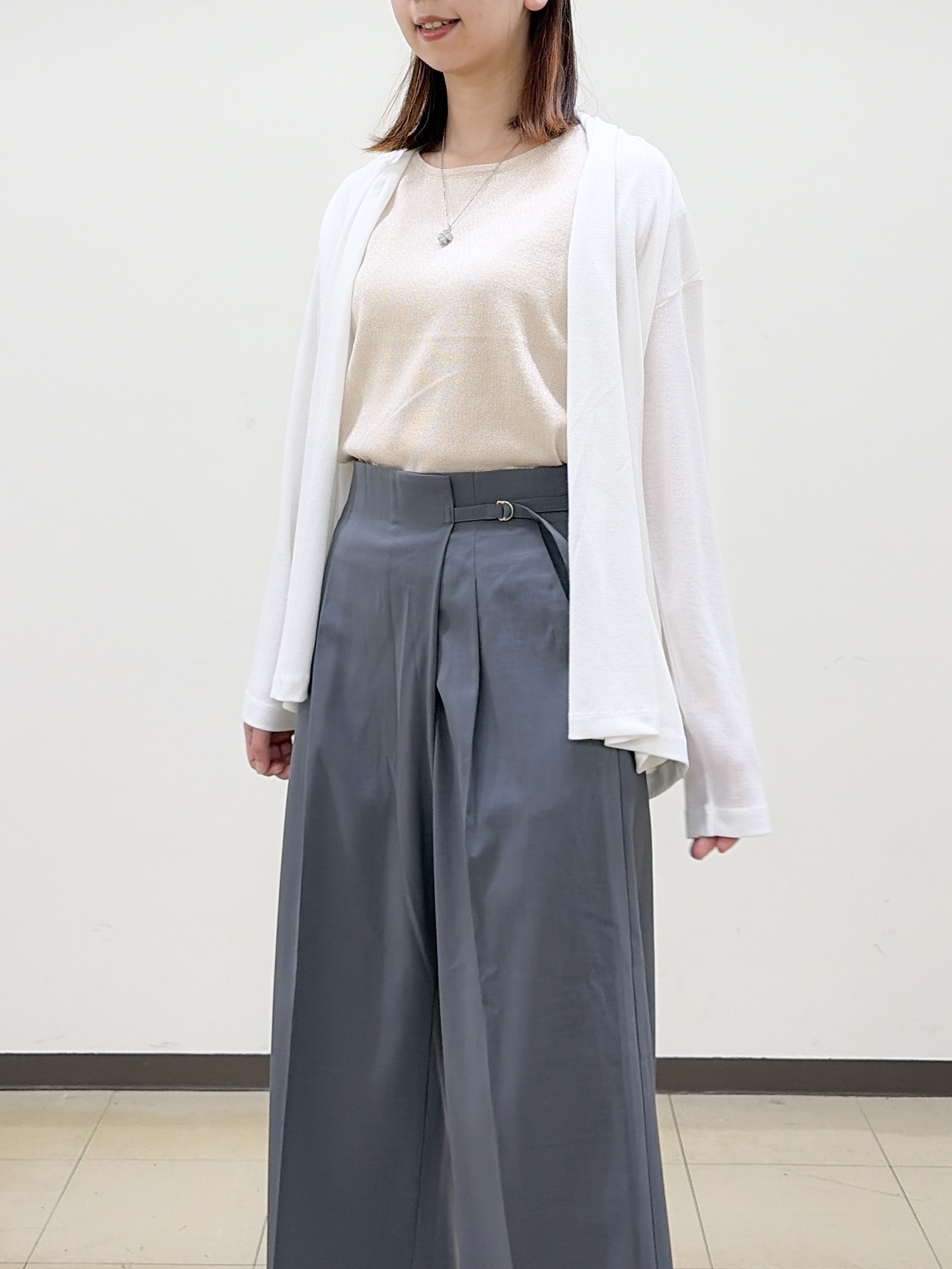 yurinaさんの「index｜【UVケア】ひんやりカーディガン《接触冷感／洗濯機OK》」を使ったコーディネート