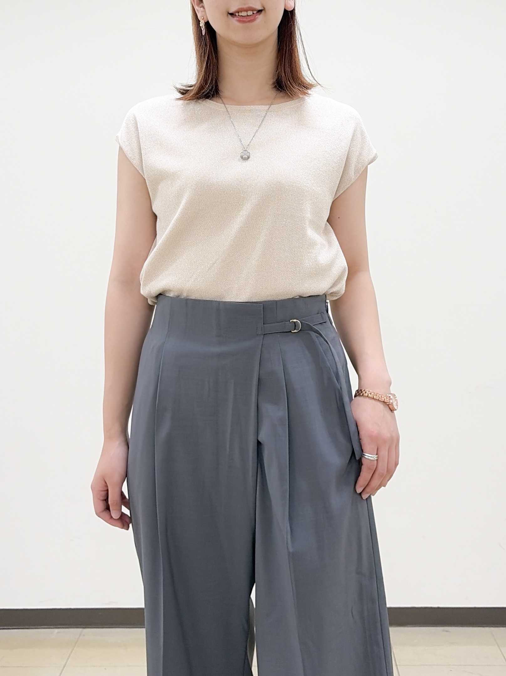 yurinaさんの「index｜【UVケア】ひんやりカーディガン《接触冷感／洗濯機OK》」を使ったコーディネート