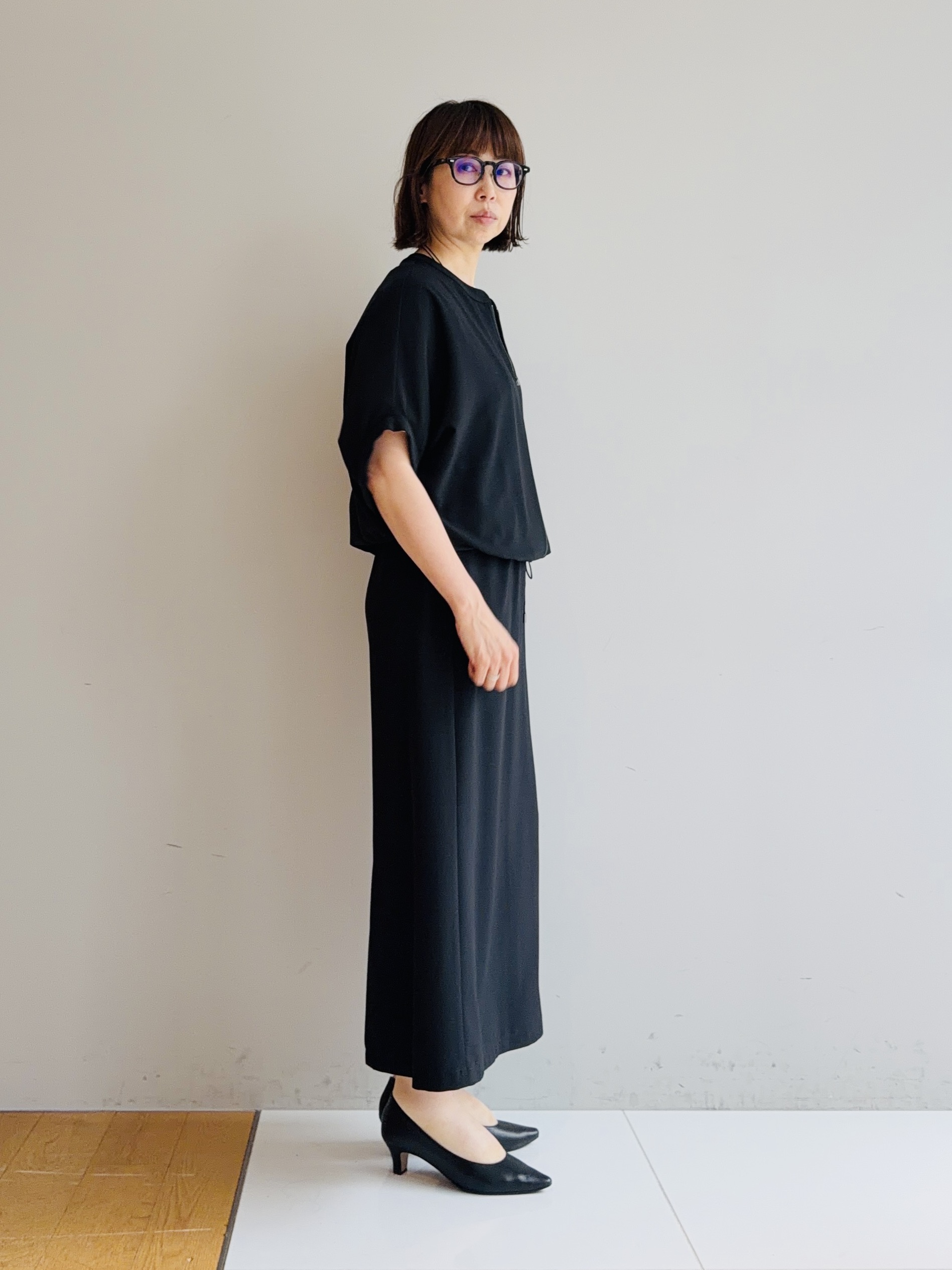 murayamaさんの「INDIVI｜【秋羽織り/着る日傘】ドルマンフォルムブルゾン」を使ったコーディネート