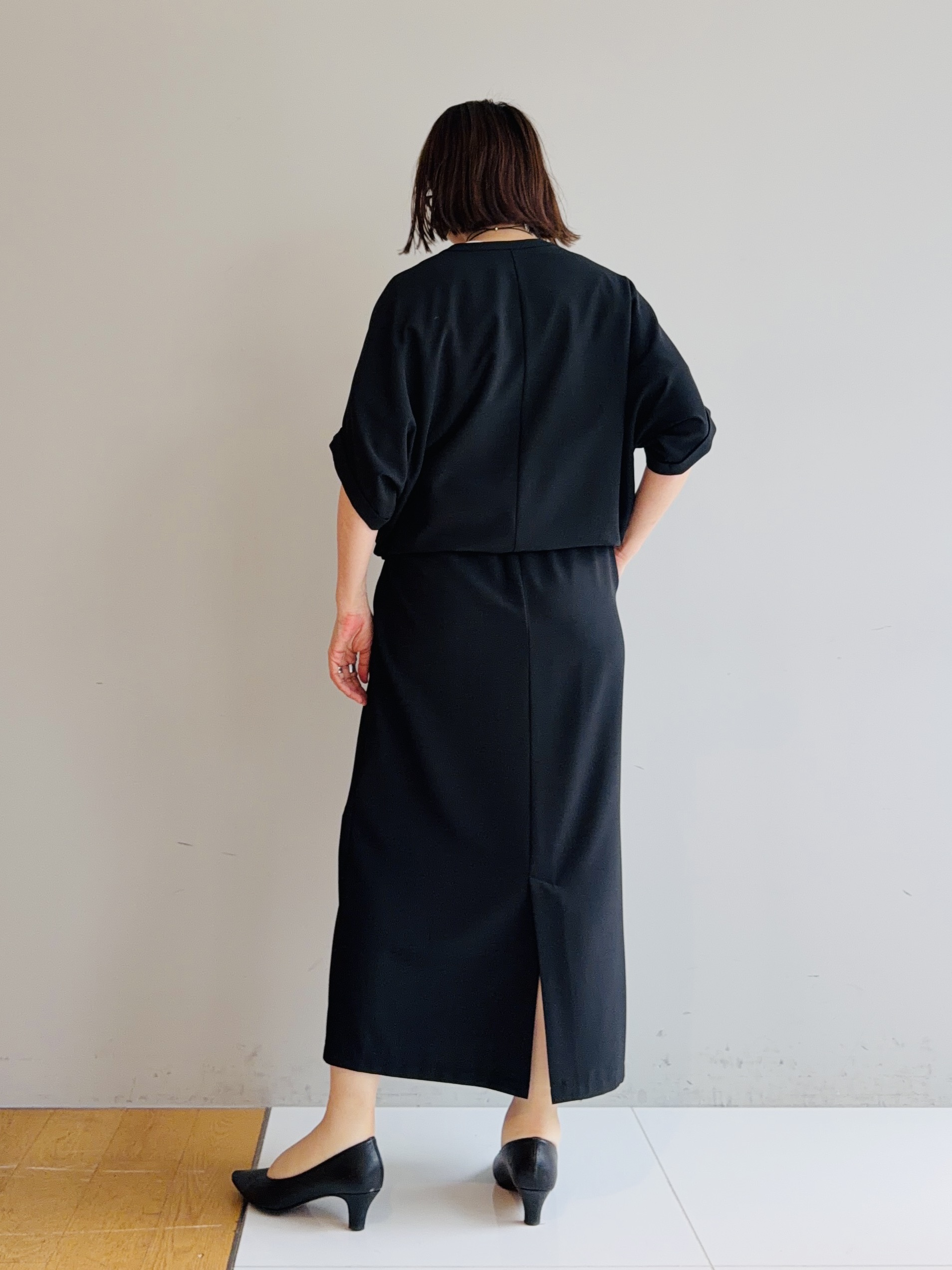 murayamaさんの「INDIVI｜【秋羽織り/着る日傘】ドルマンフォルムブルゾン」を使ったコーディネート